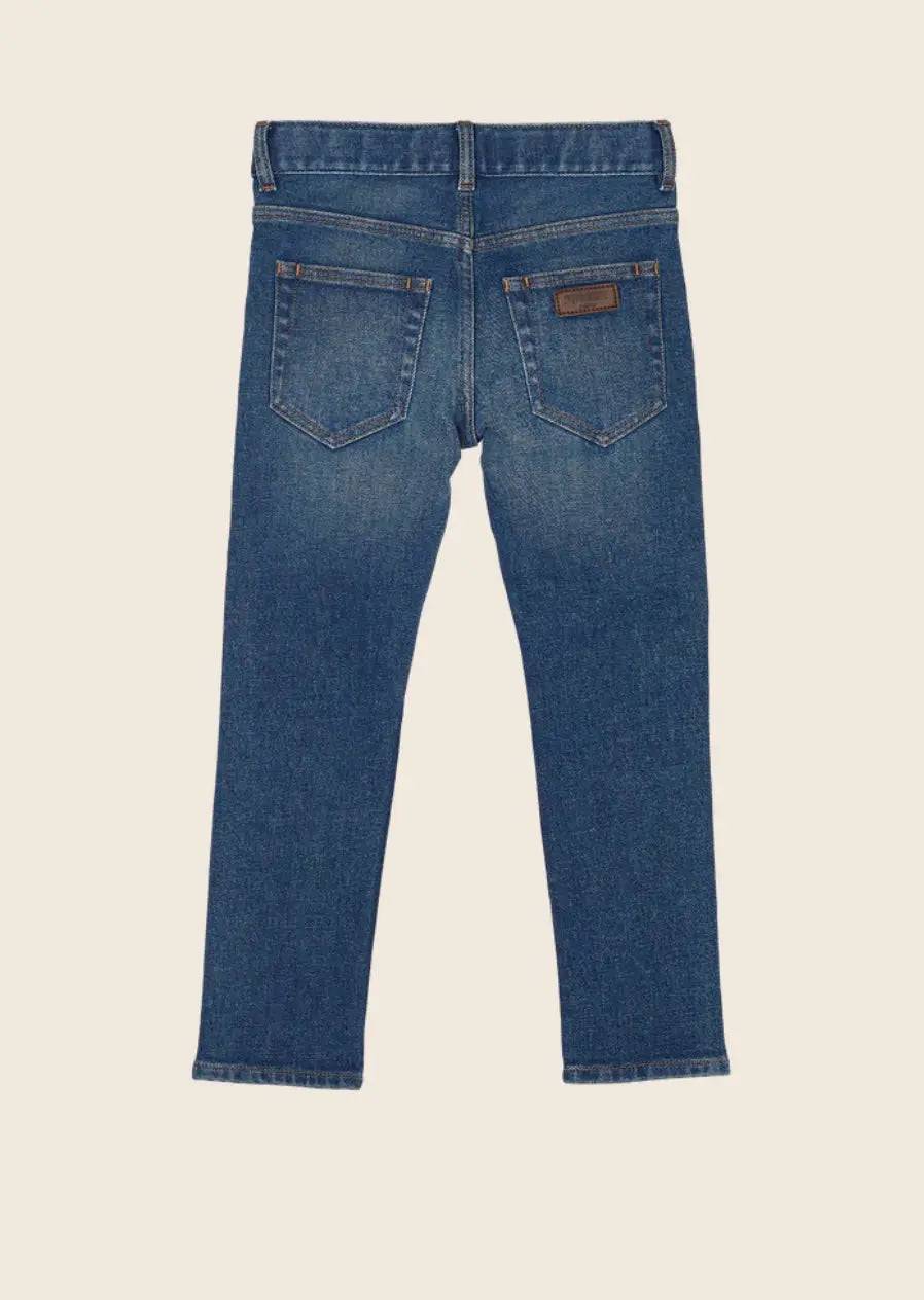 Ewan Vintage Blue Denim - 5 Pocket Comfort Fit Jeans Finger in the nose | Zirkuss