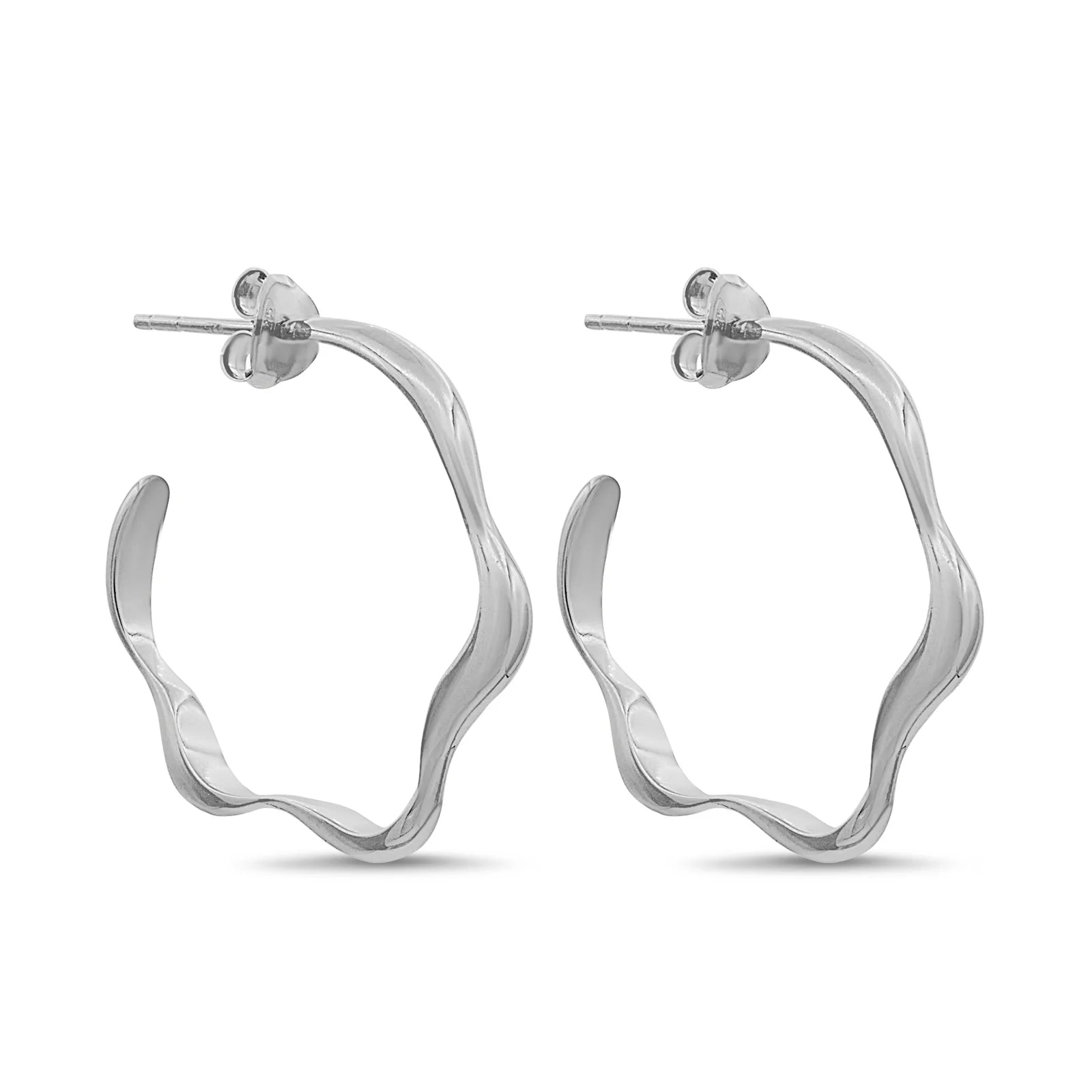 MOLO Kreolen silver