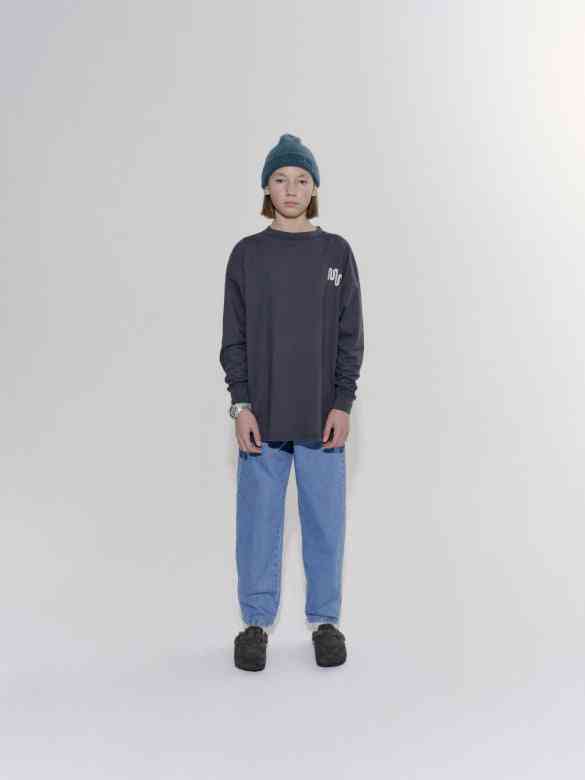 Tapered Jeans Bleach Denim