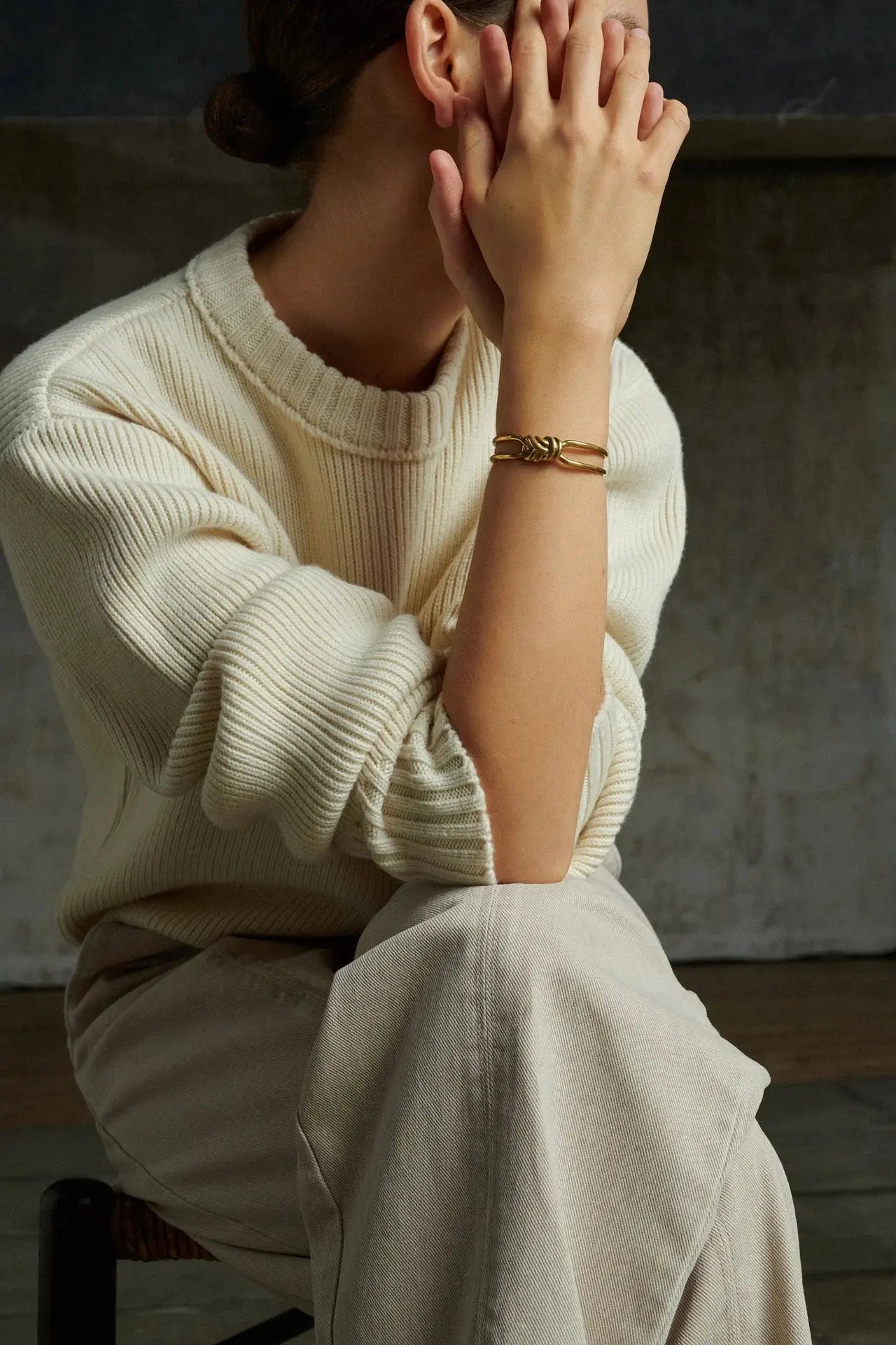 Titanarmband Gold