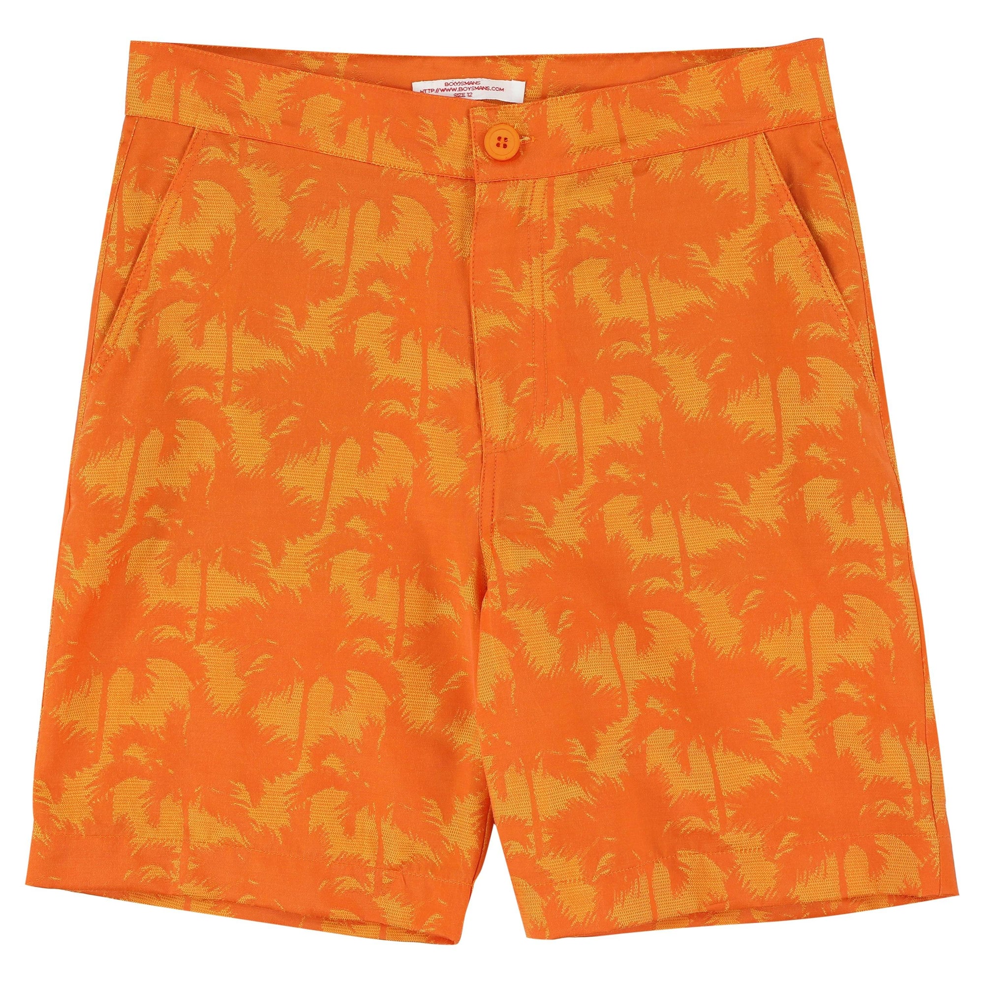 Surp Palm Orange Bermuda Shorts Caroline Bosmans | Zirkuss