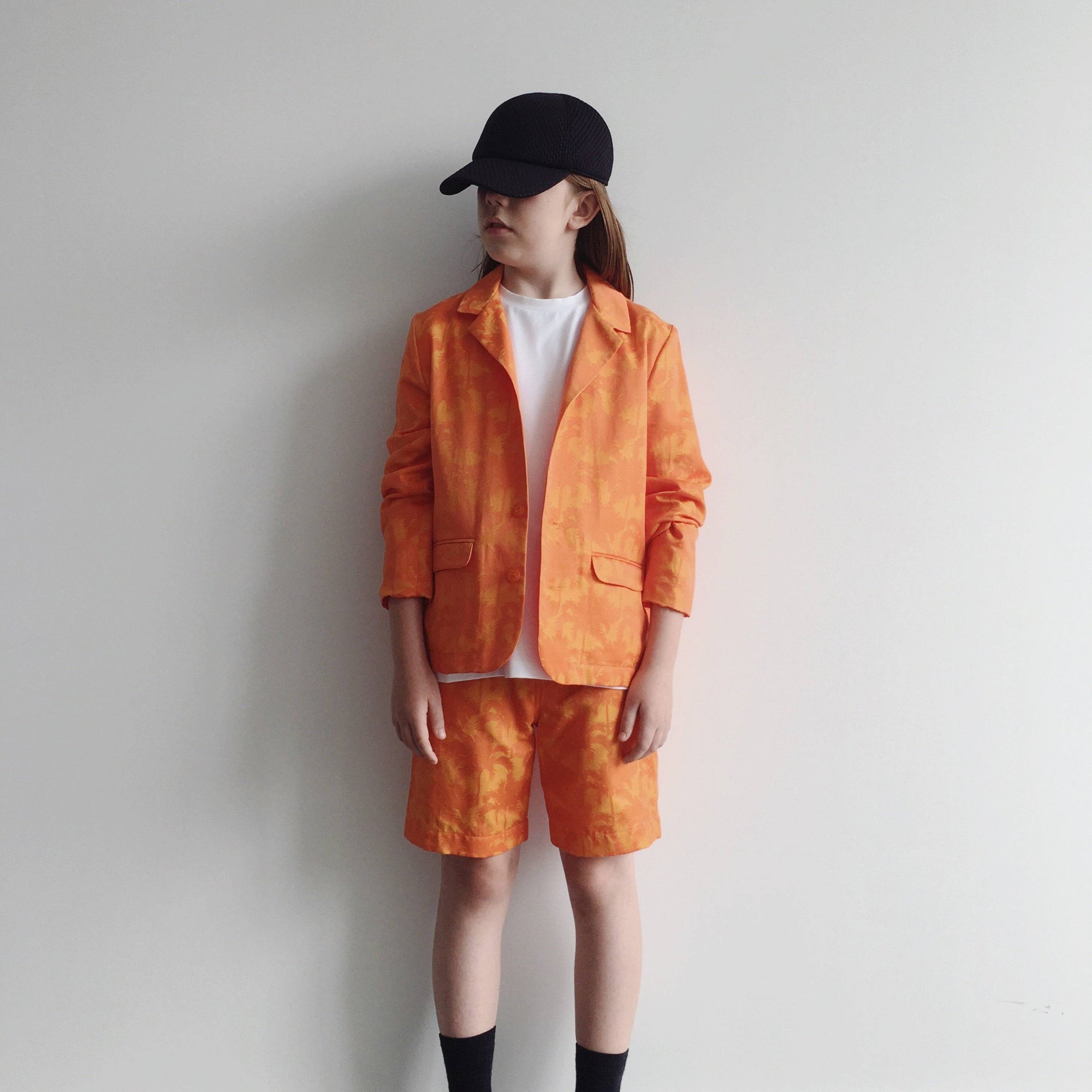 Surp Palm Orange Bermuda Shorts Caroline Bosmans | Zirkuss