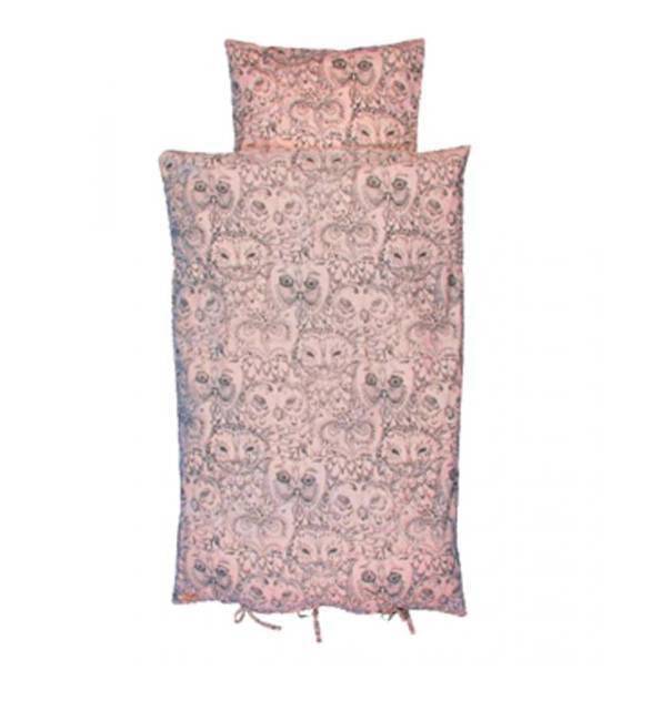 Soft Gallery Baby Duvet Coral Owl - Zirkuss