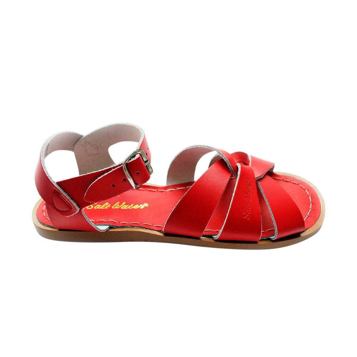 Womens red hot sale saltwater sandals