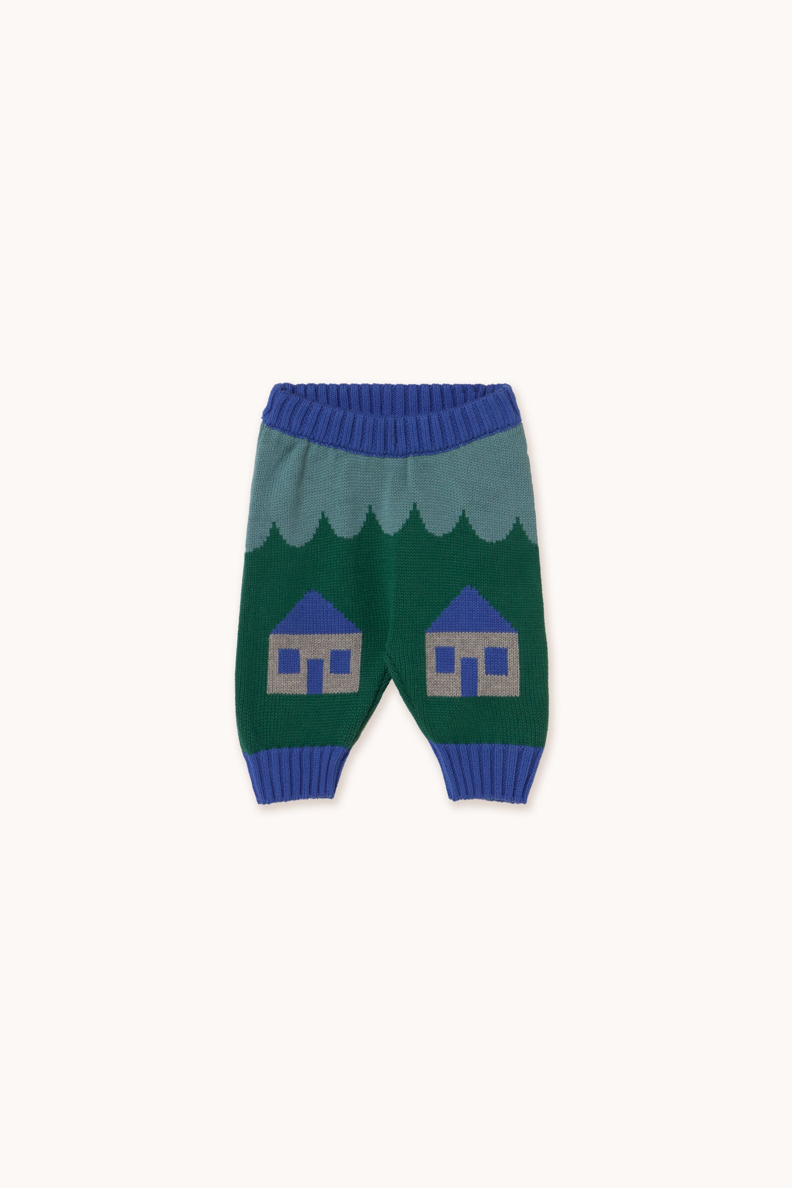 Houses Baby Pant Teal