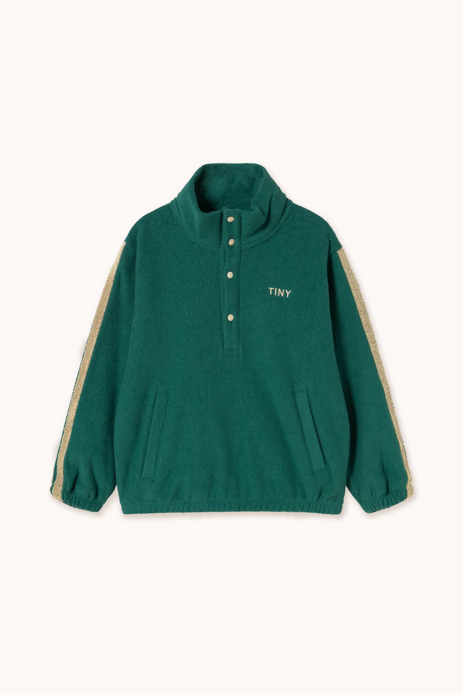 Towel Mockneck Sweatshirt Dark Green