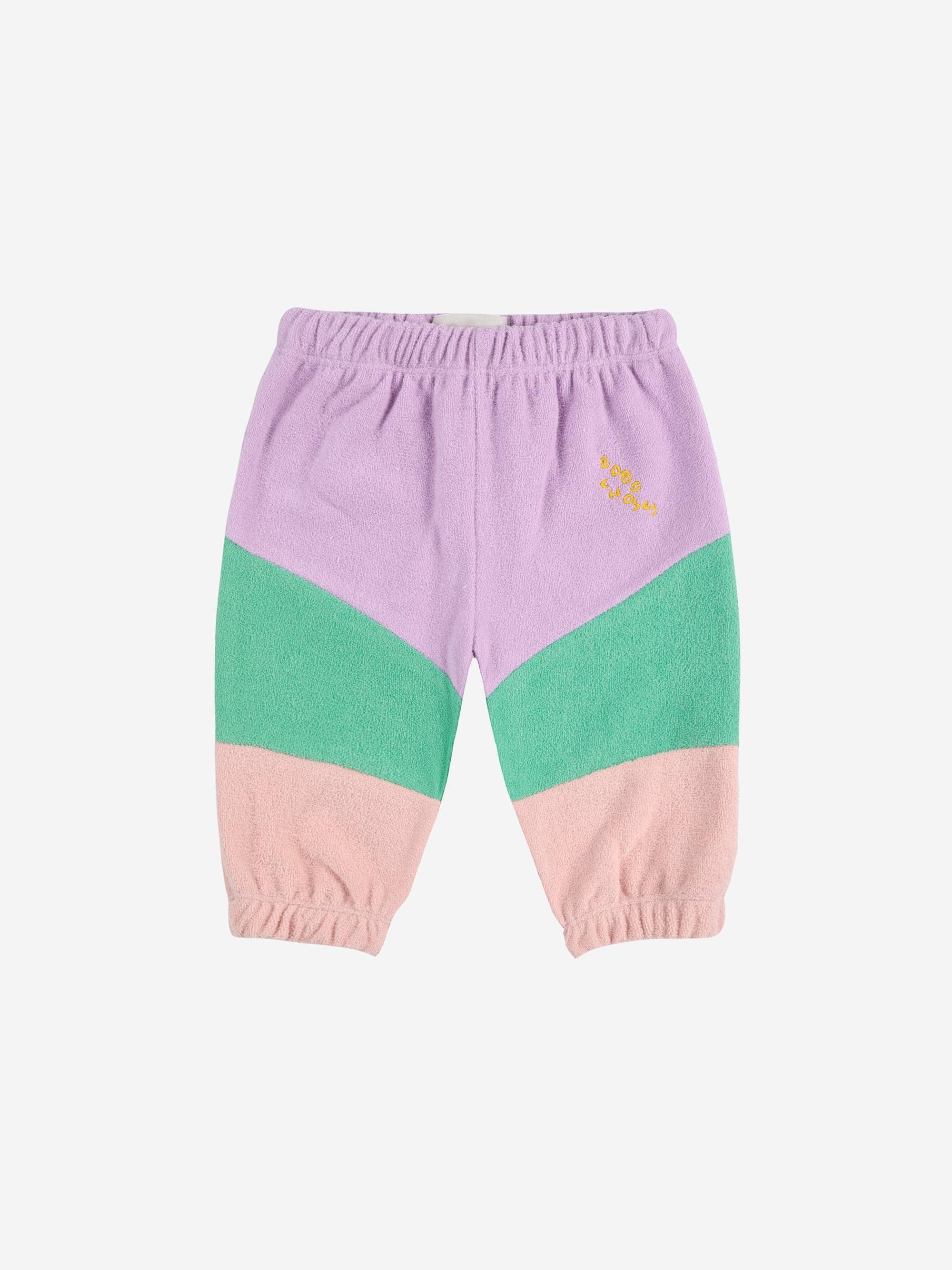 Baby Lila Color Block Jogging Pants