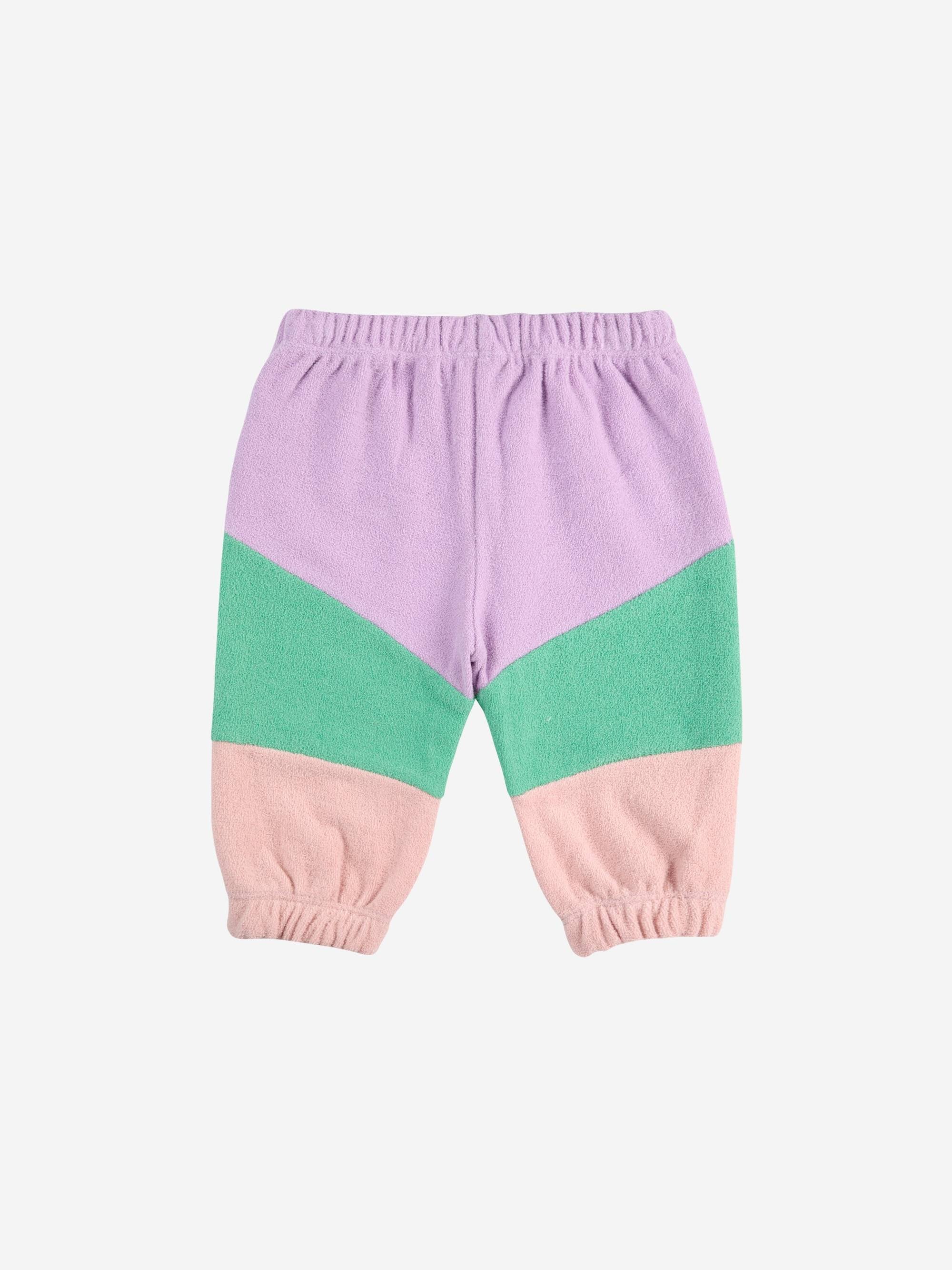 Baby Lila Color Block Jogging Pants