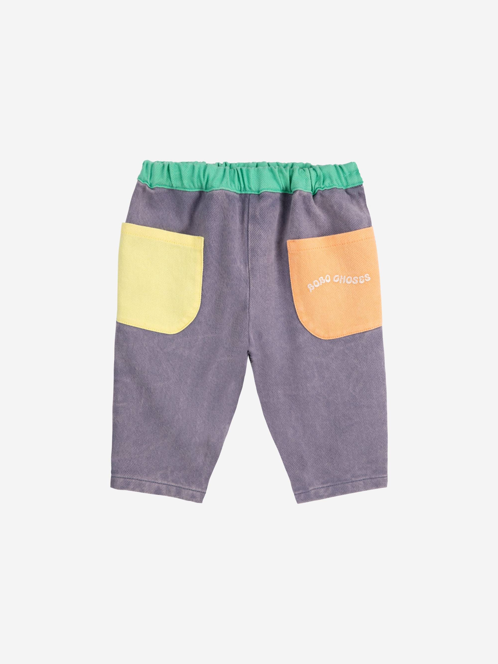 Baby Color Block Woven Pants