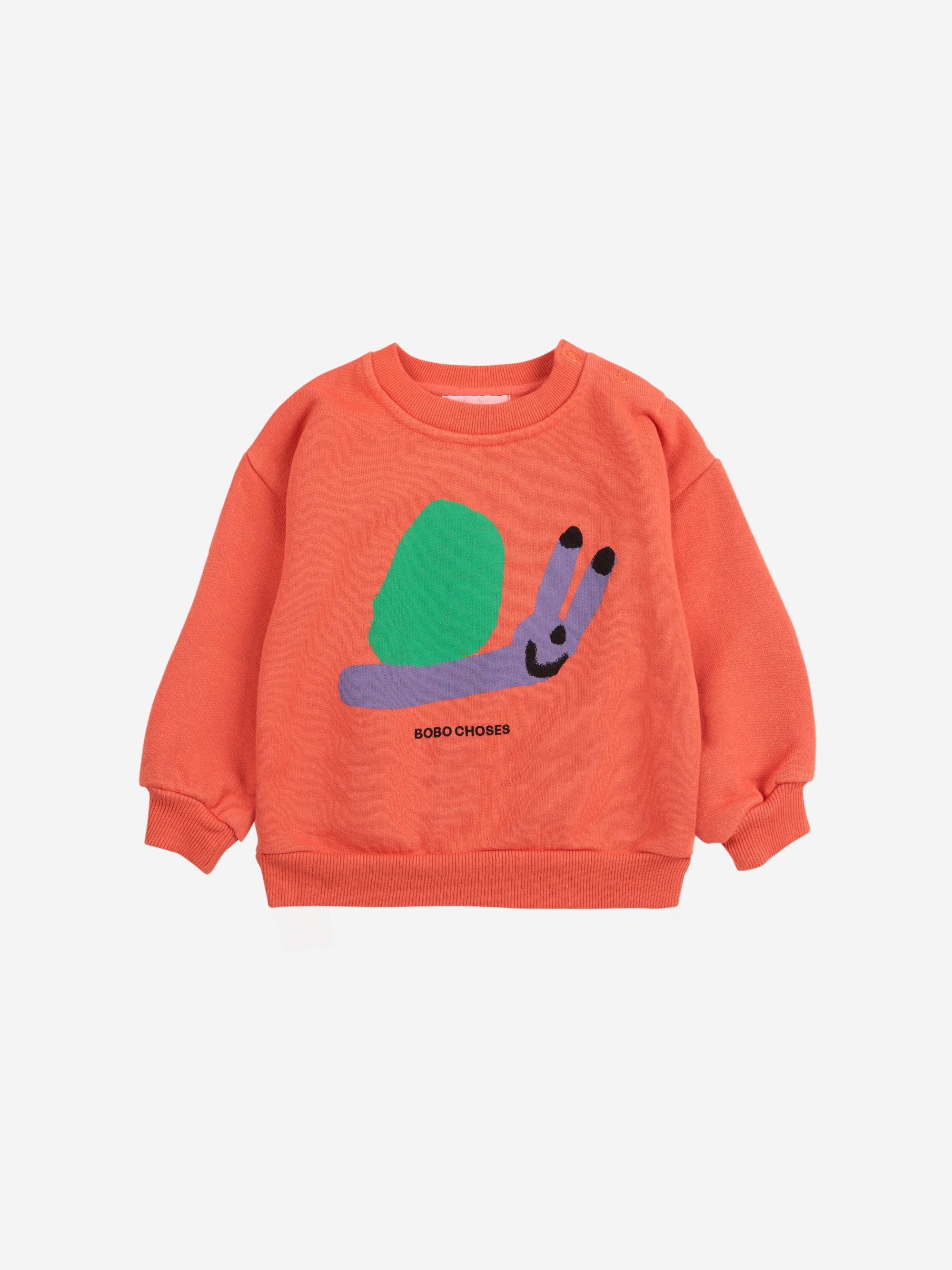 Baby Funny snail sweatshirt