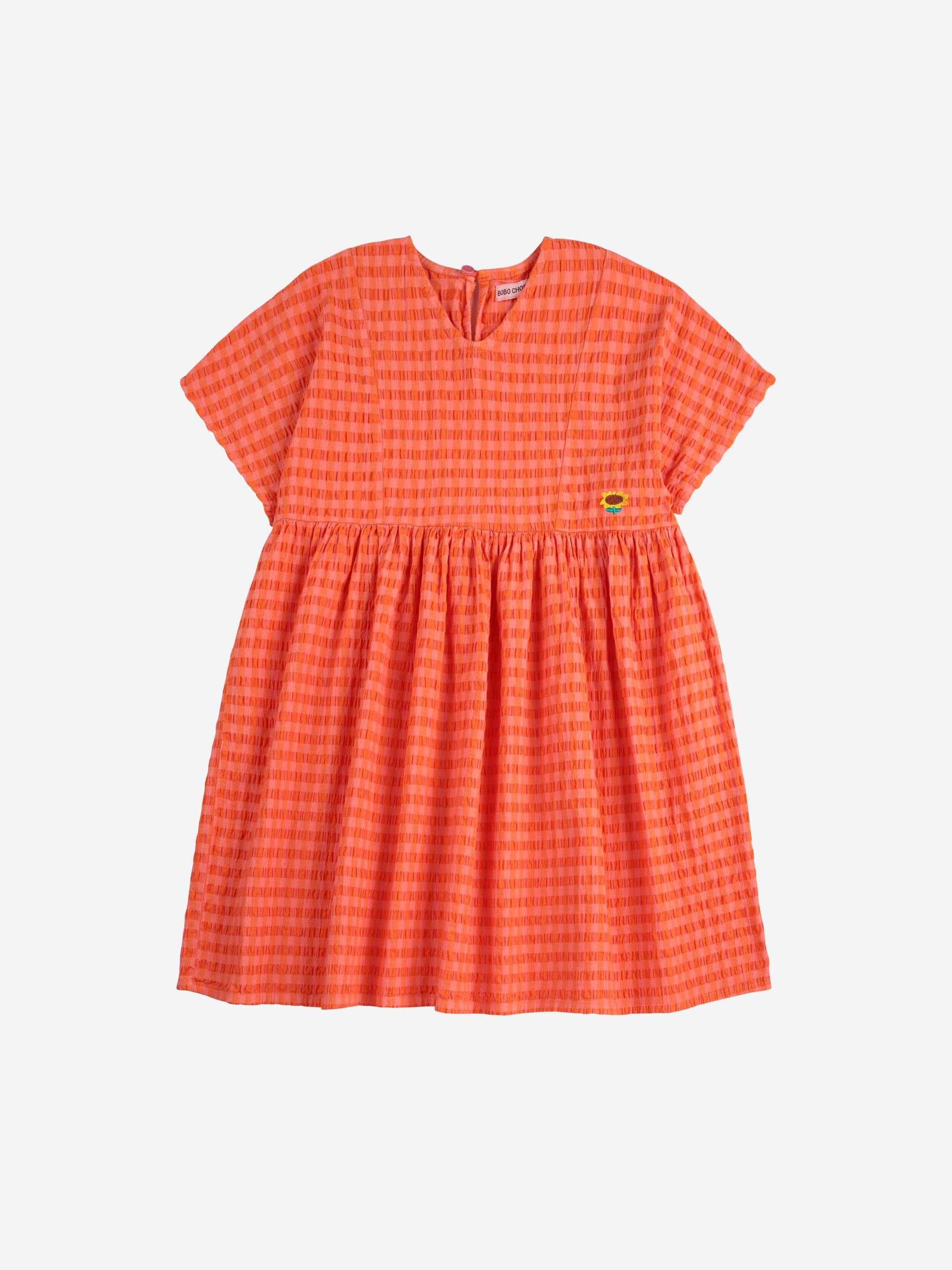 Vichy Woven  Dress