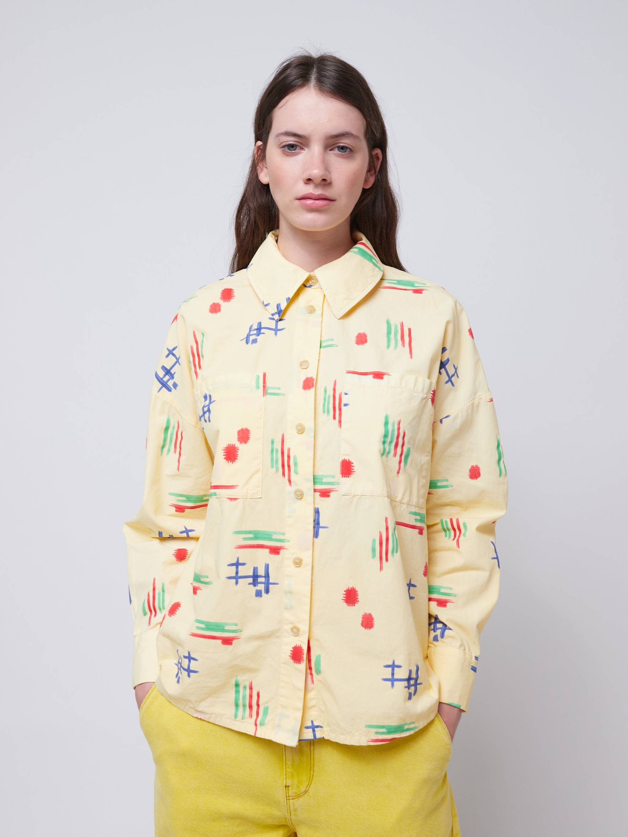 Multicolor Print Relaxed Shirt