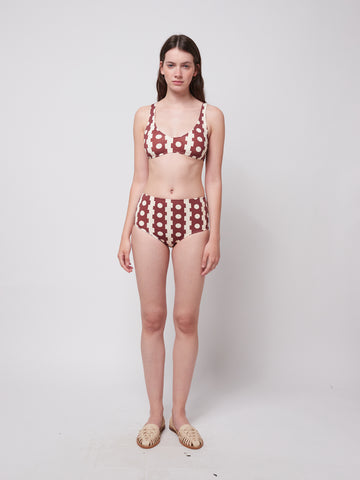 Geometrical Print Bikini Bottom