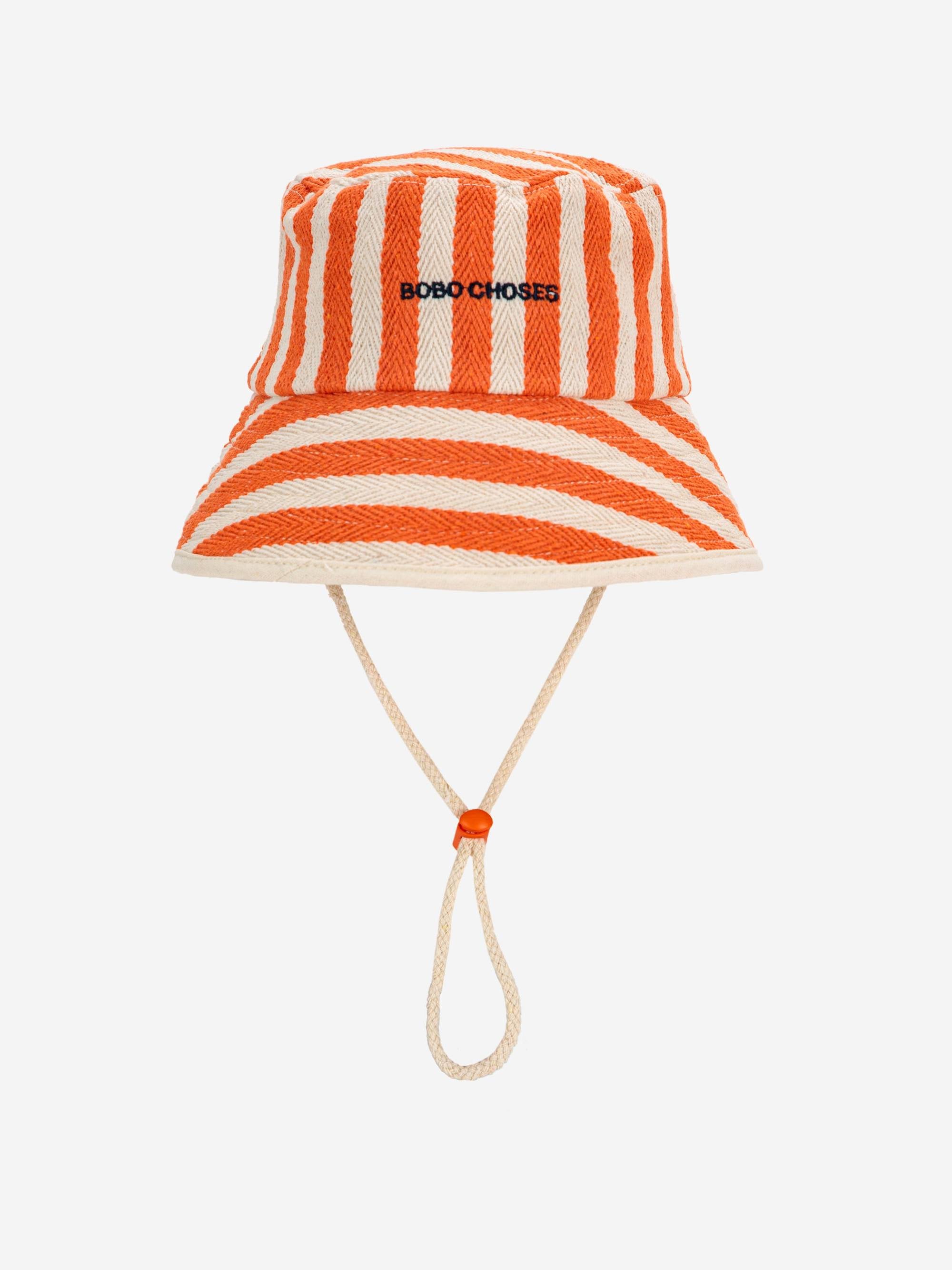 Bobo Choses Striped bucket hat