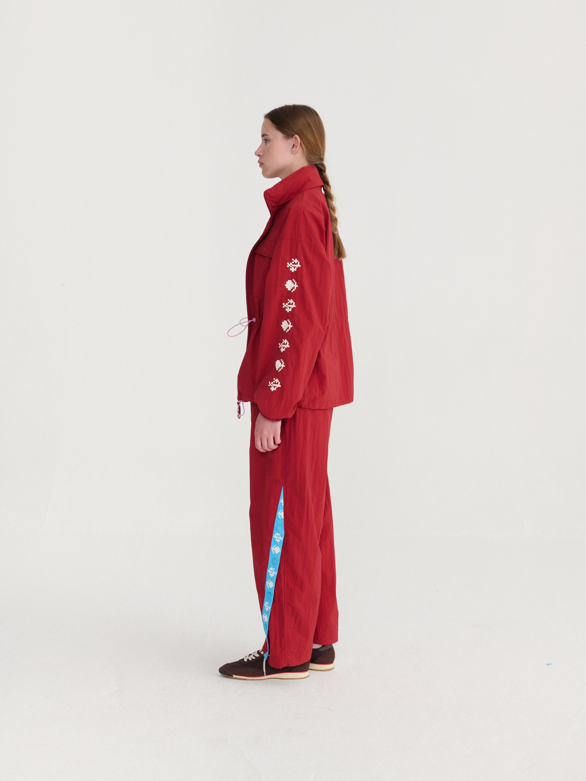 Pixel Flowers Sporty Pants