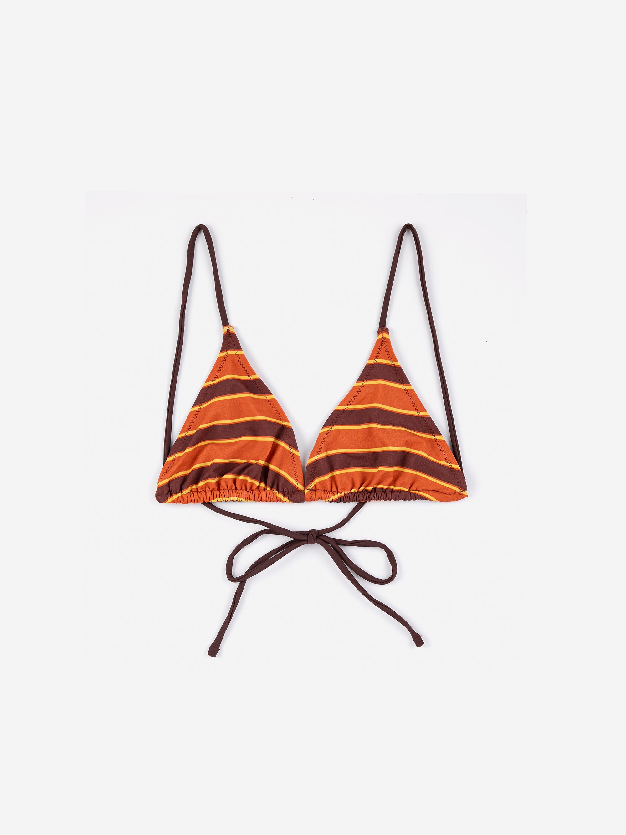 Striped Recycled Triangle Bikini