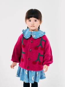 Bobo Cherry Intarsia Cardigan