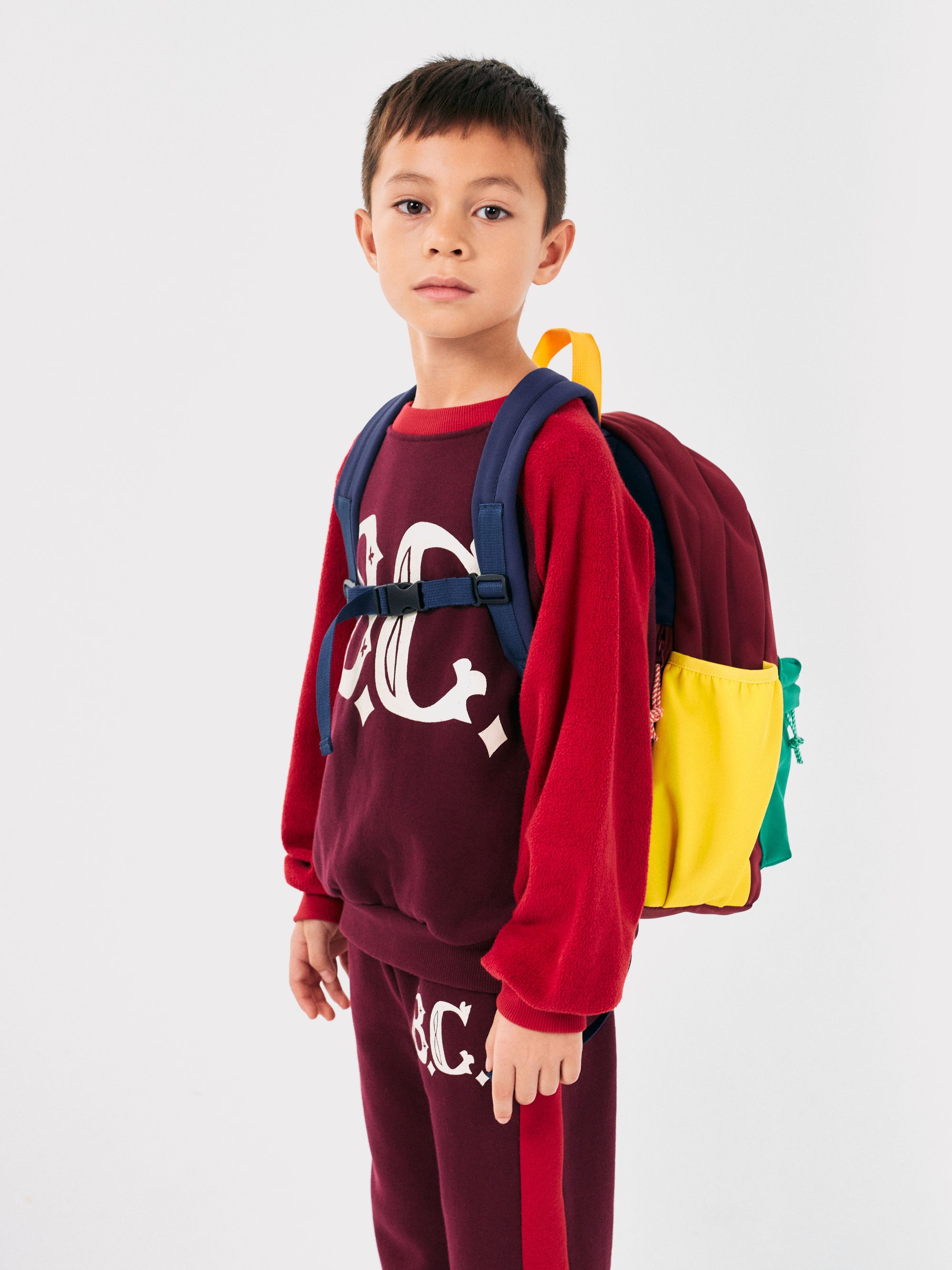 B.C Vintage Color Block Backpack