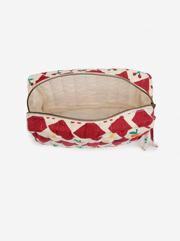 Harlequin All Over Quilted Pouch