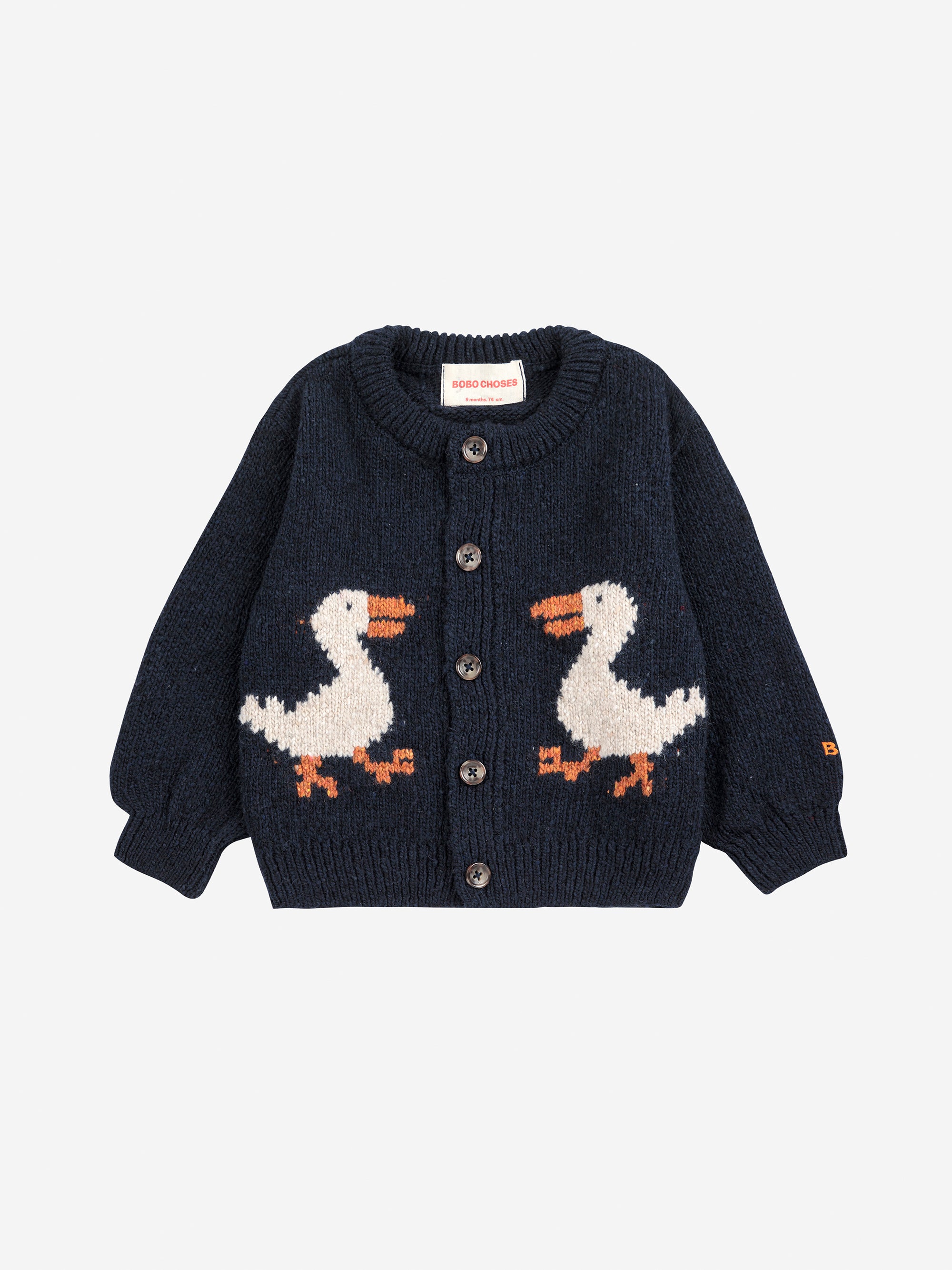 Jacquard-Cardigan „La Oca“ für Babys