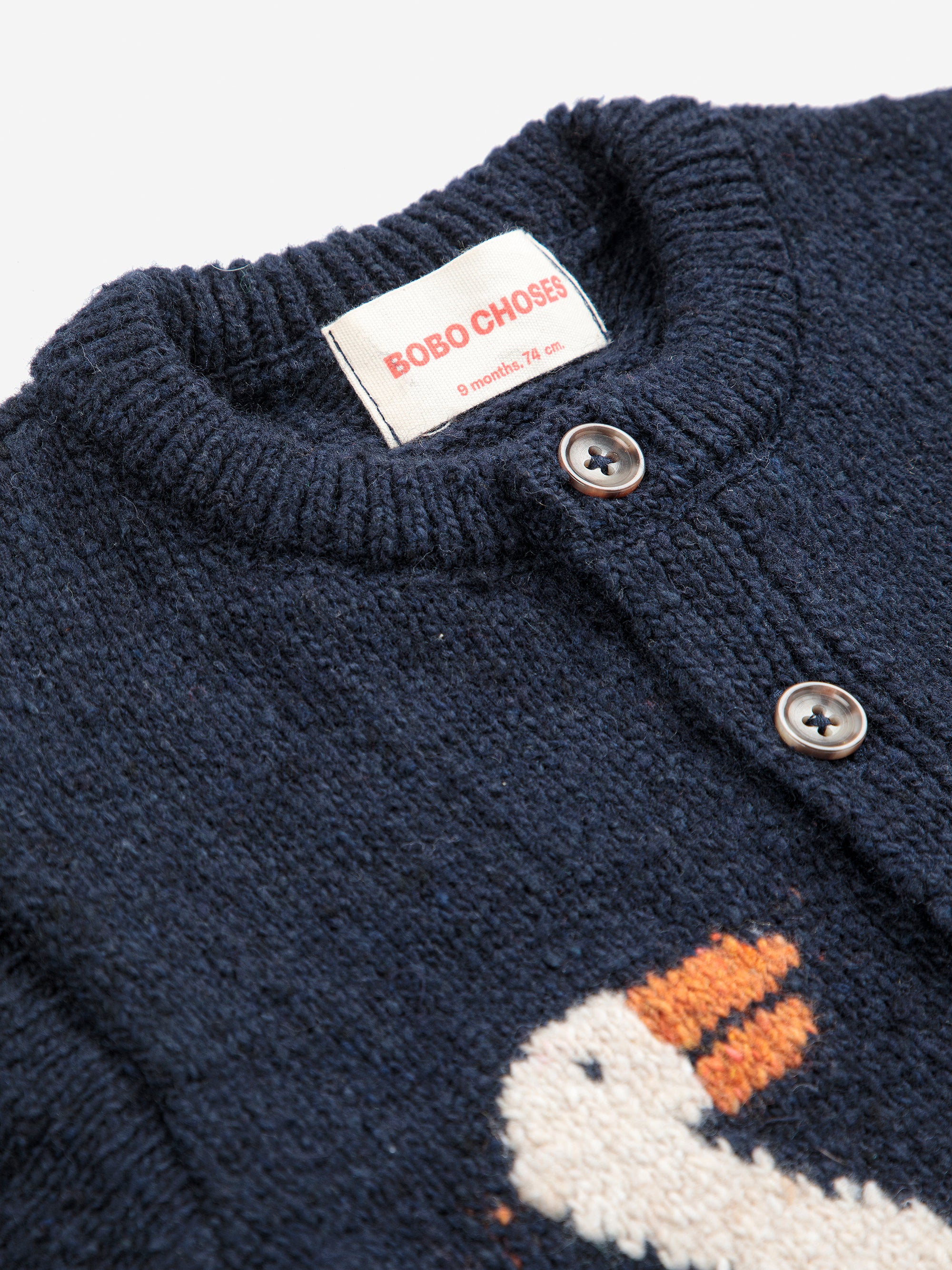 Jacquard-Cardigan „La Oca“ für Babys