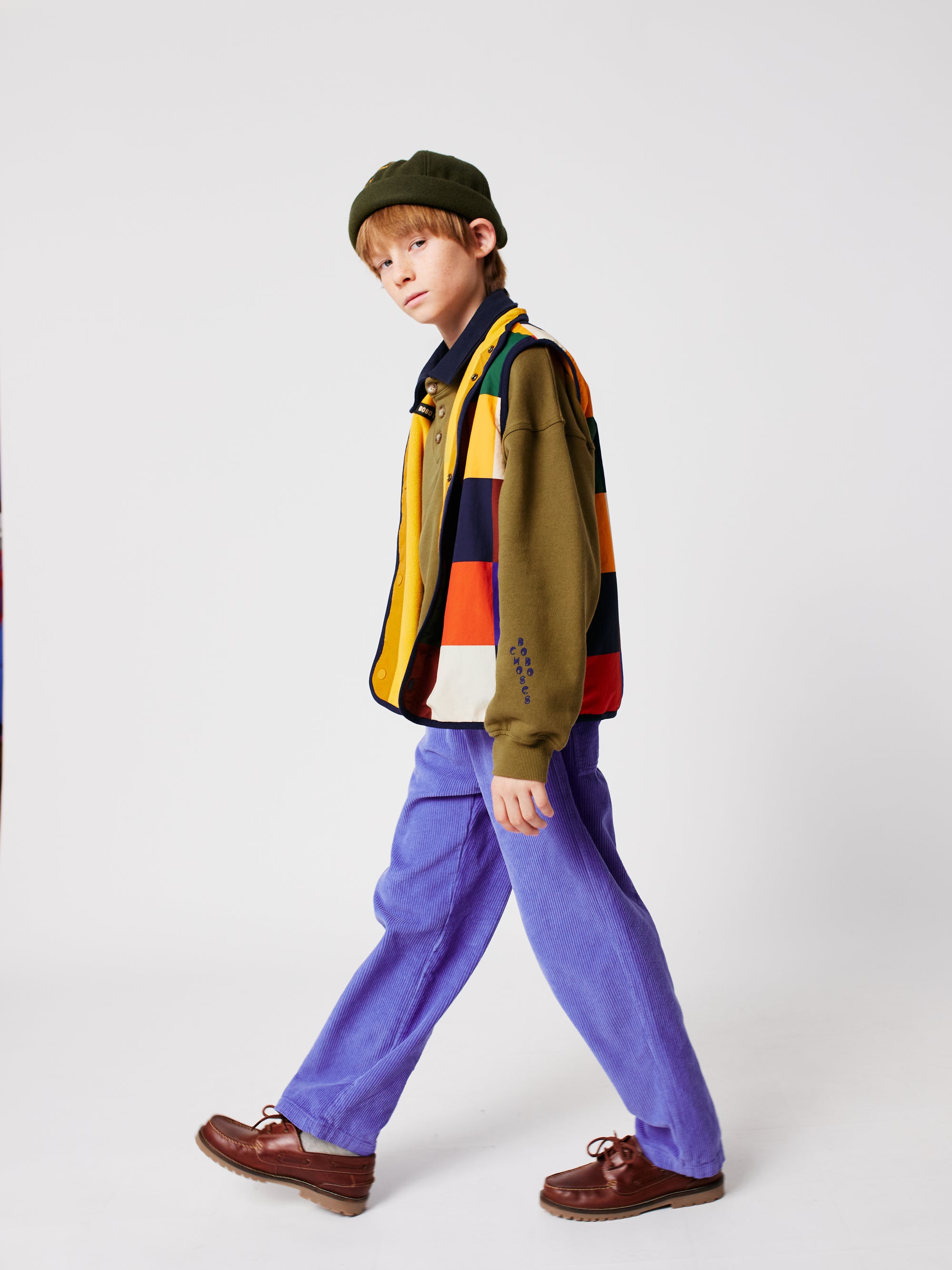 Bobo Choses Lilac Corduroy Pants