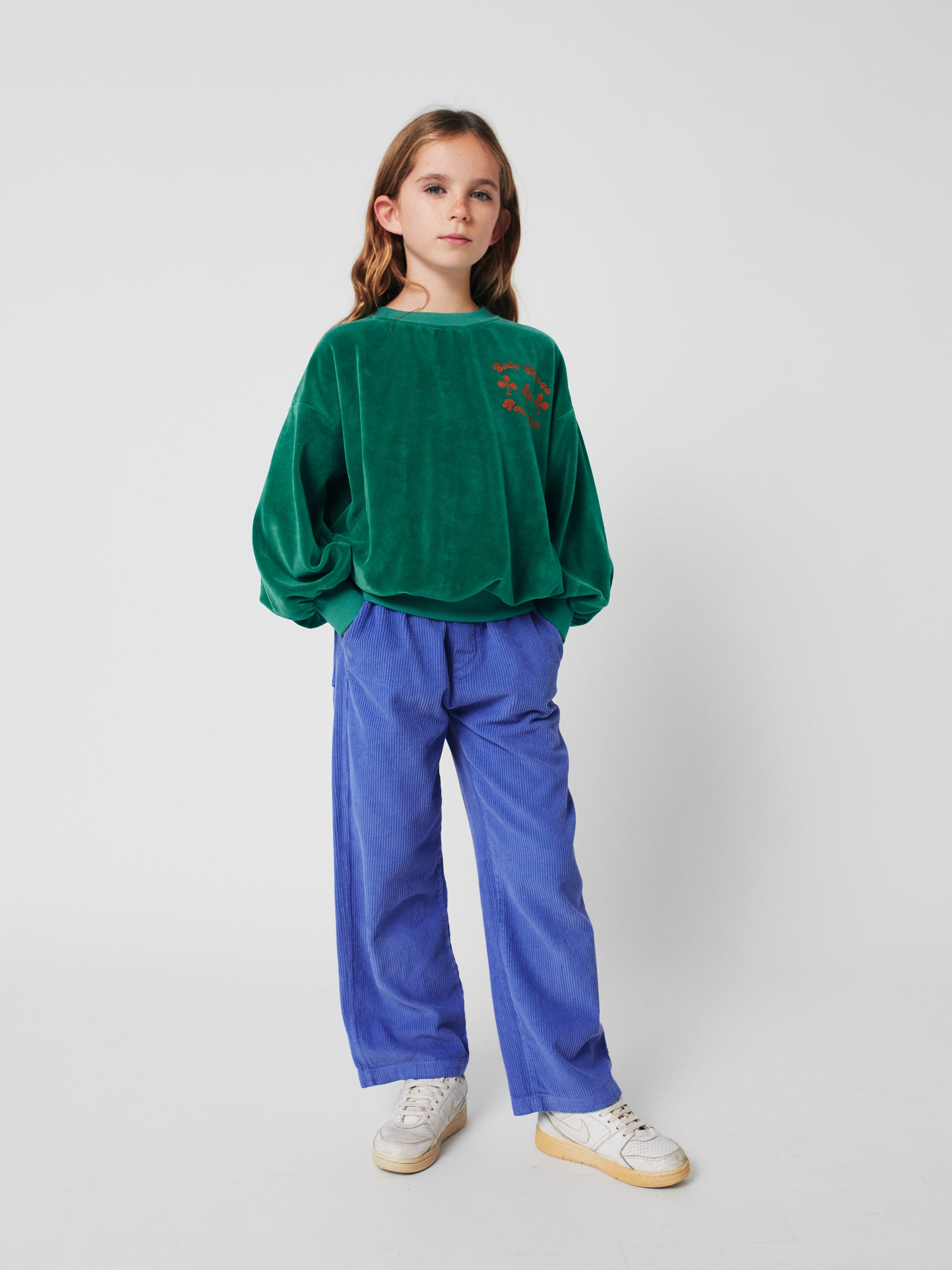 Bobo Choses Lilac Corduroy Pants