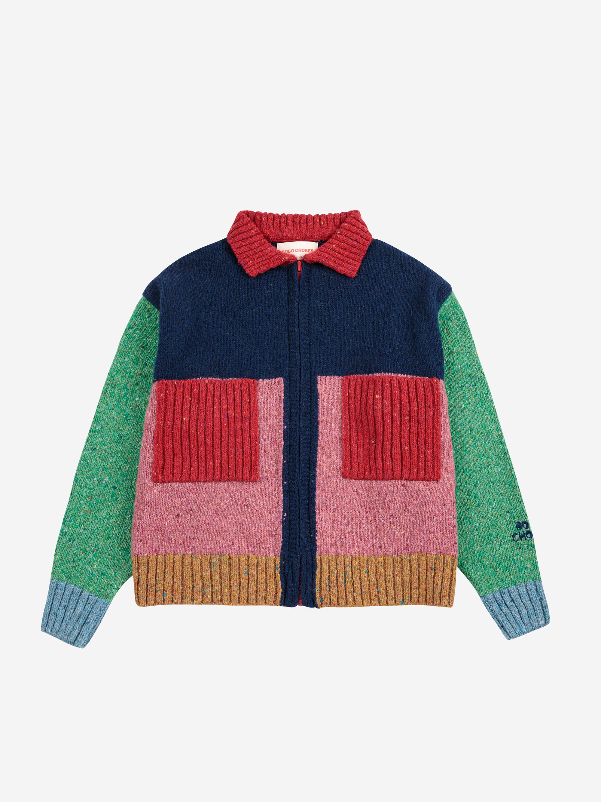 Bobo Choses Color Block Cardigan