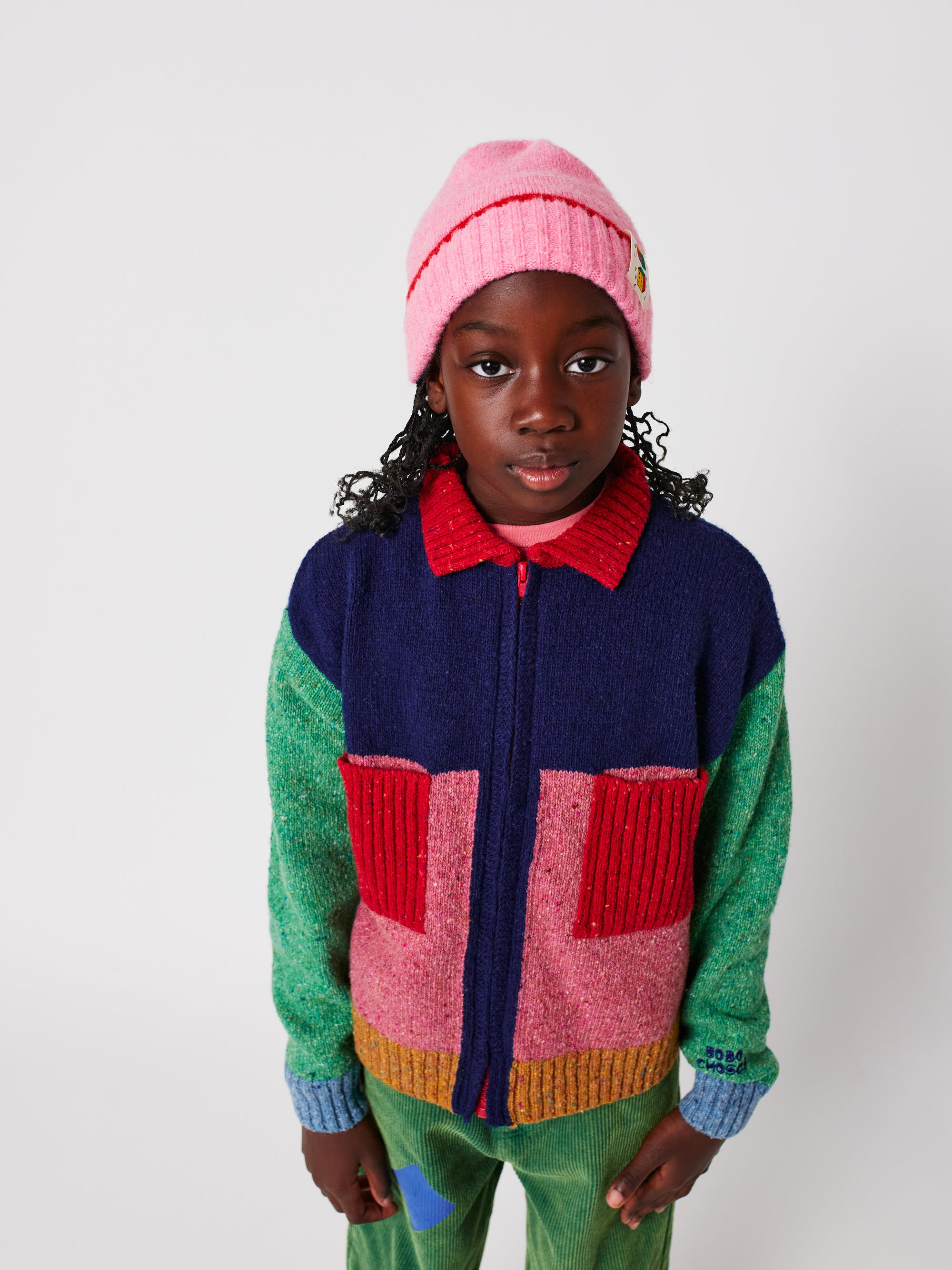 Bobo Choses Color Block Cardigan