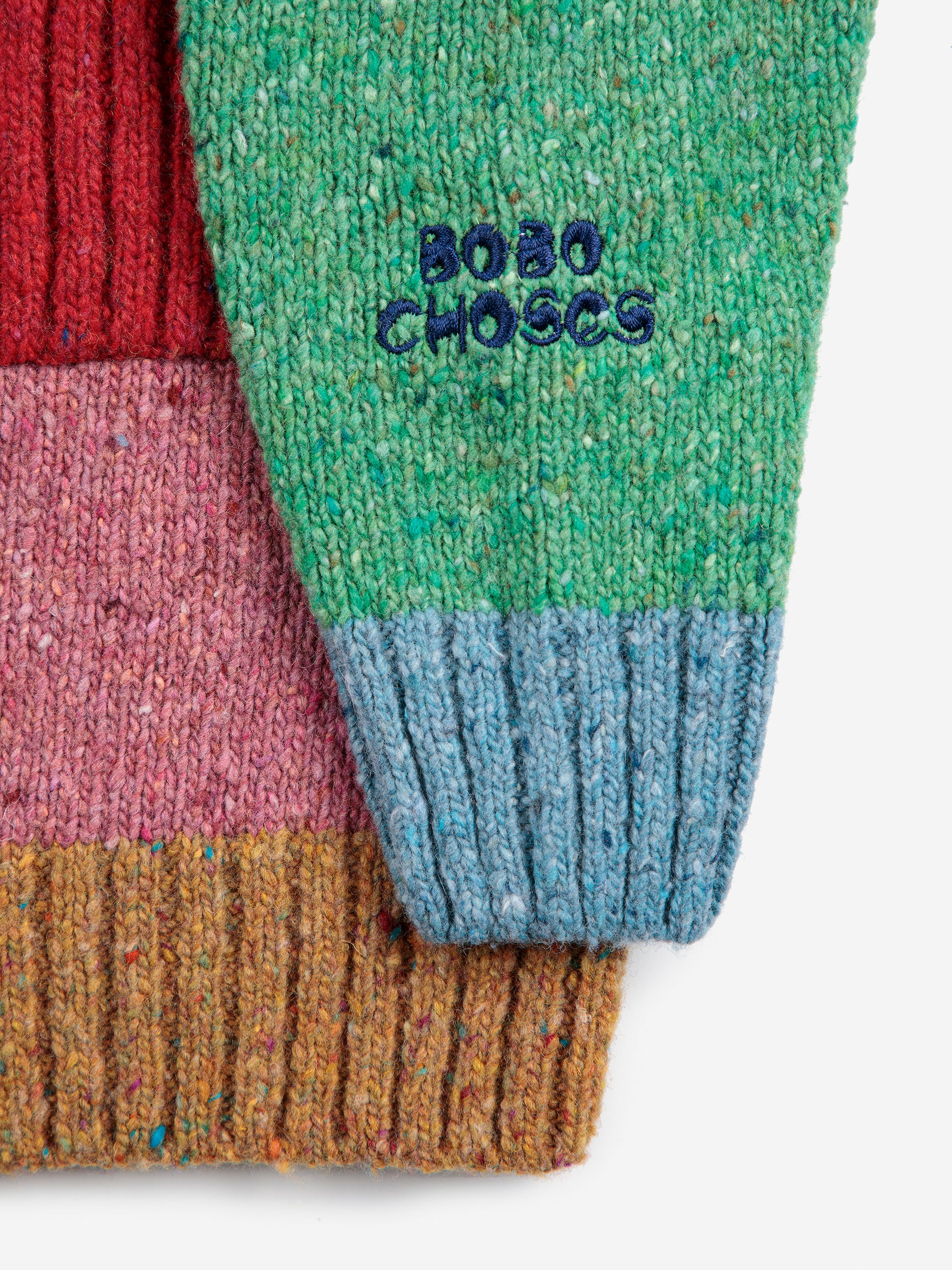 Bobo Choses Color Block Cardigan