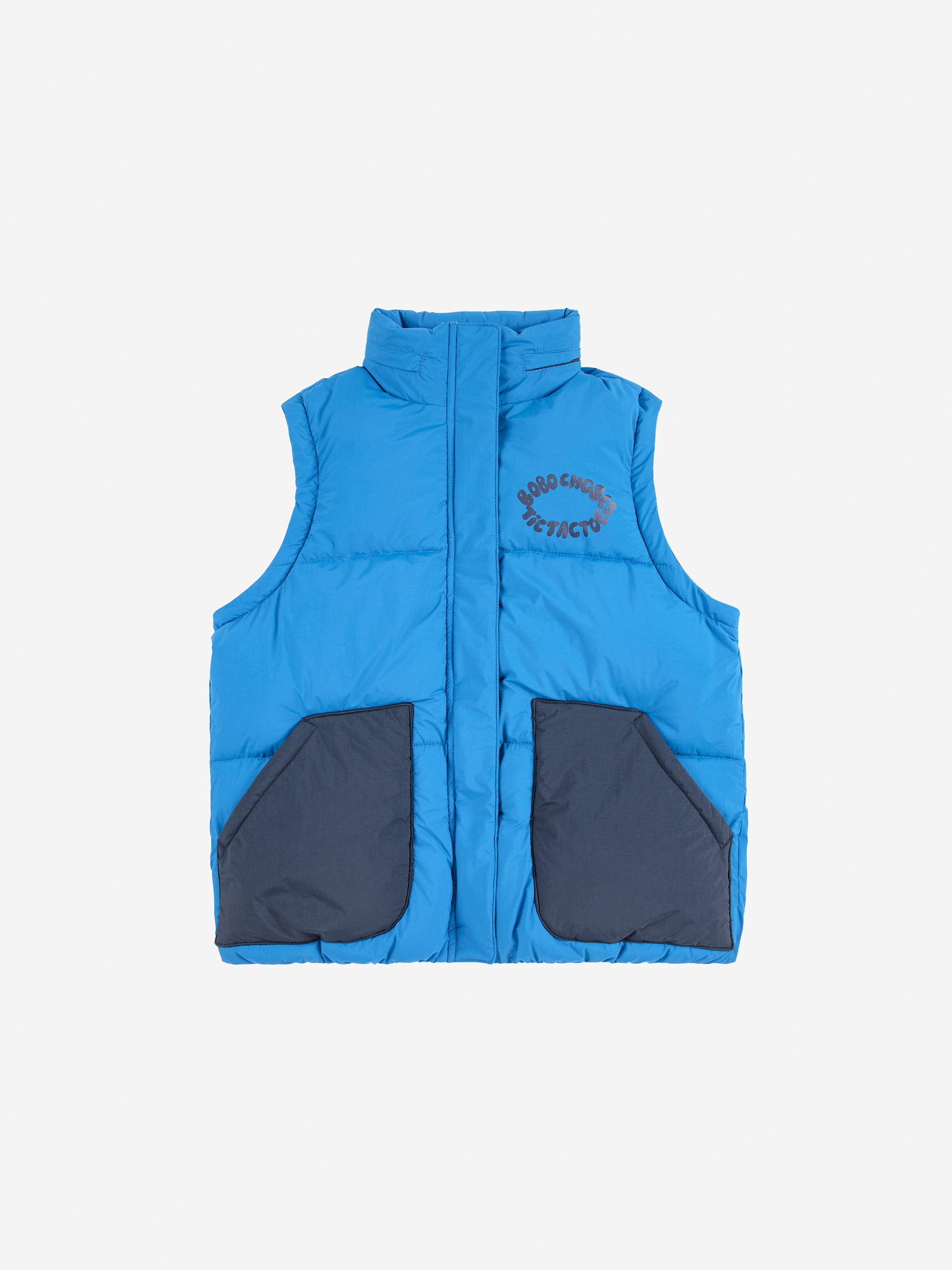 Schaffelljacke im Farbblockdesign