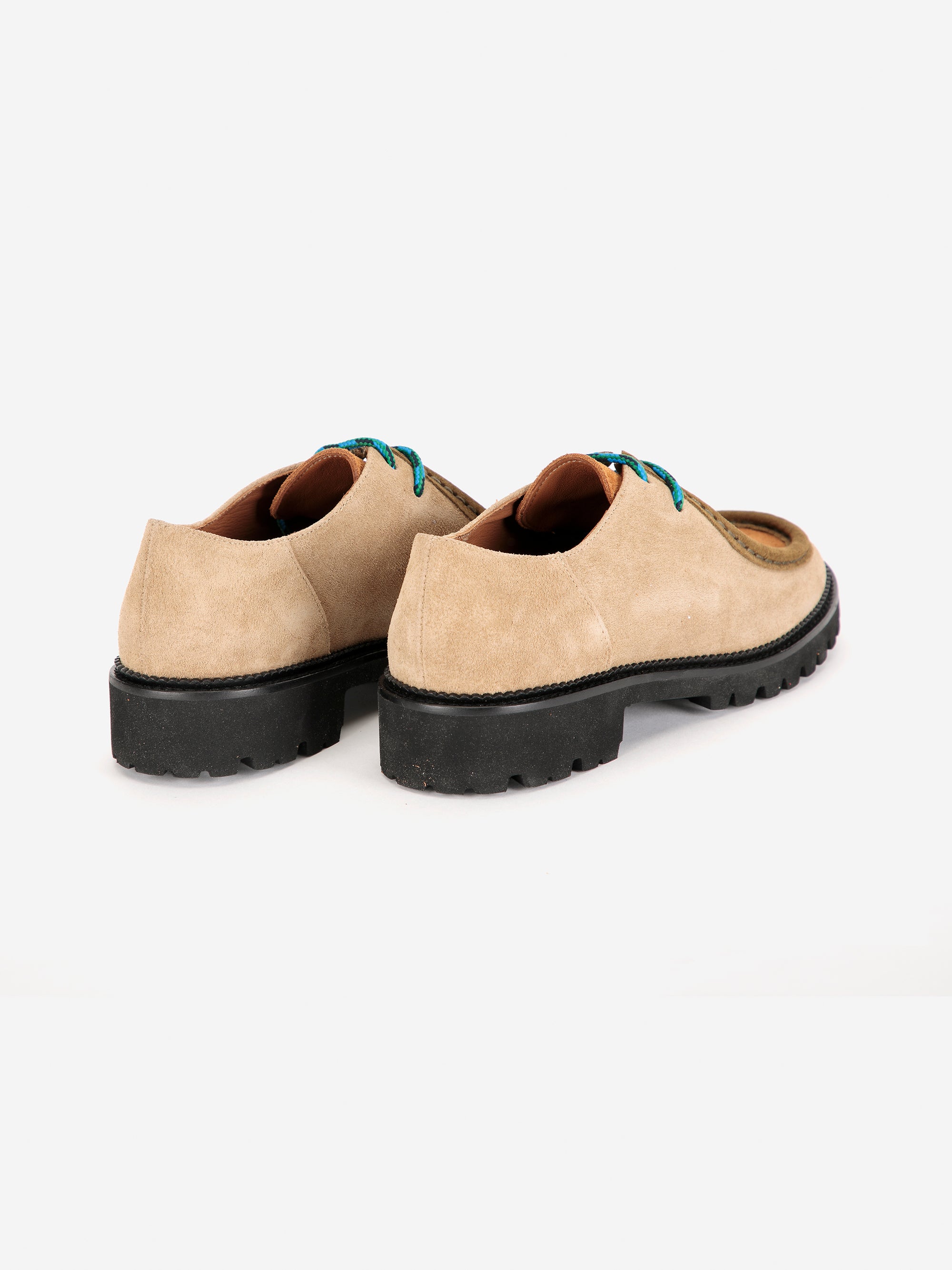 Color Block Suede Wallabee