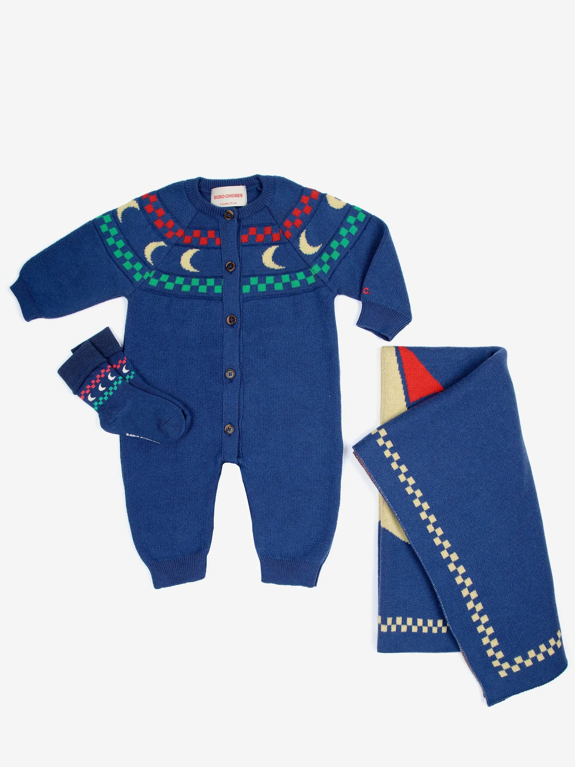 Baby Benead The Moon – Overall-Set aus Mikrostrick 