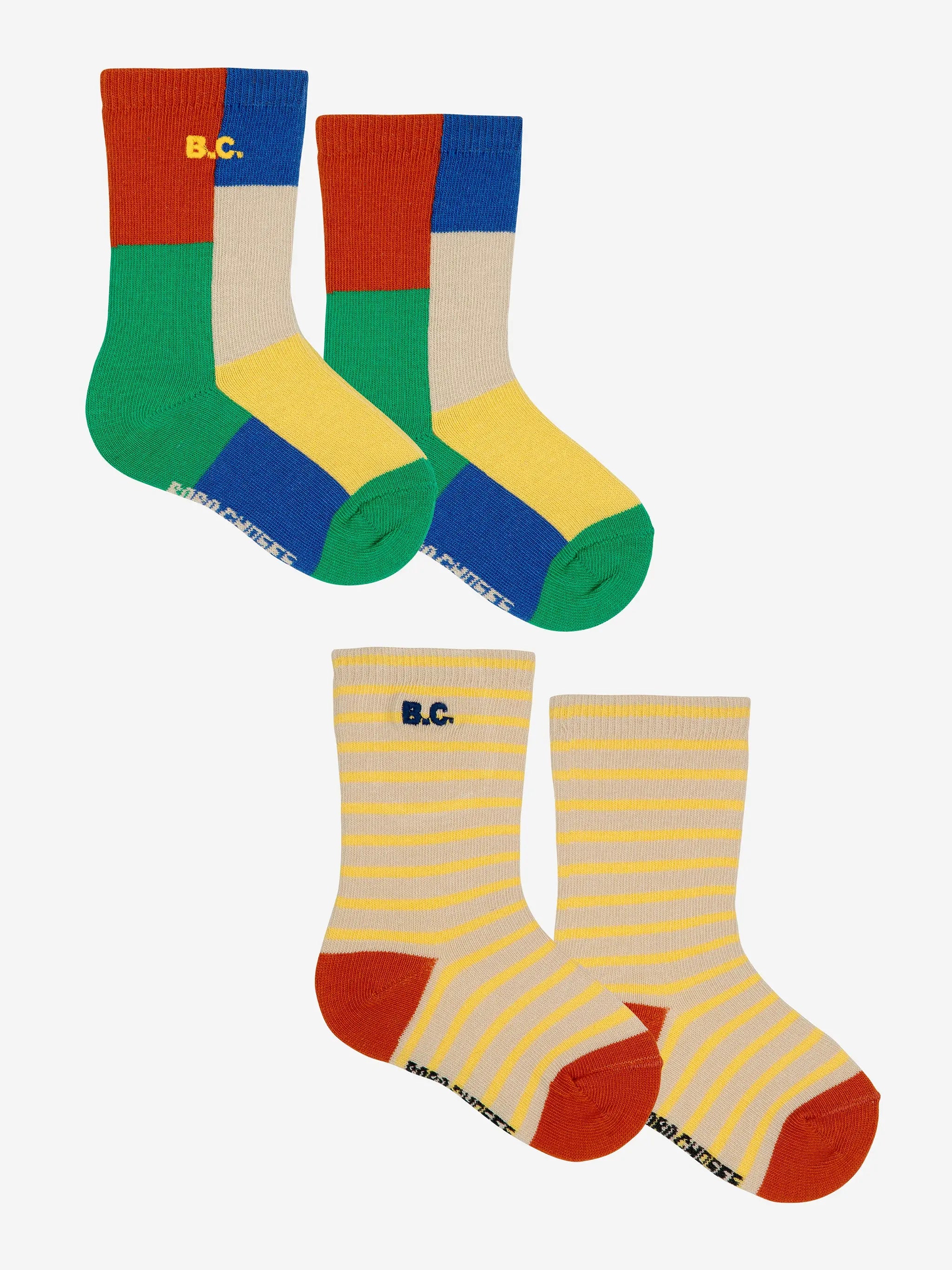 Baby Color Block Socken Pack