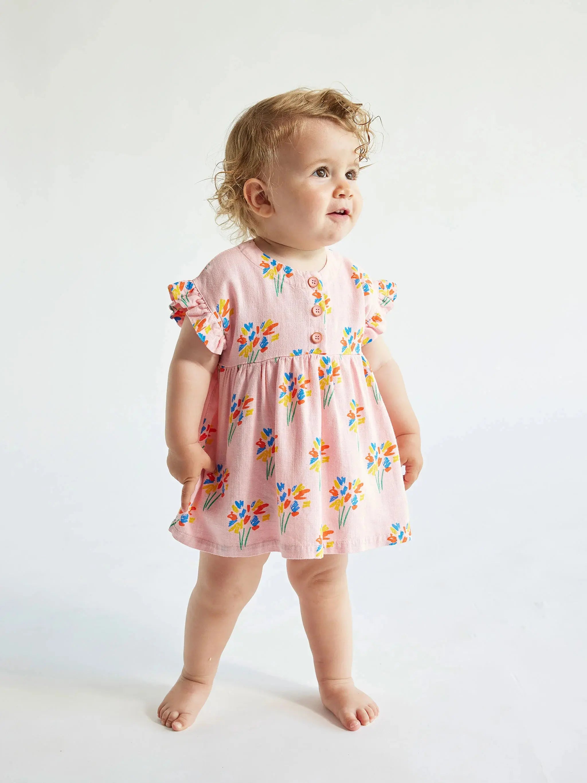 Baby Fireworks All Over Woven Dress