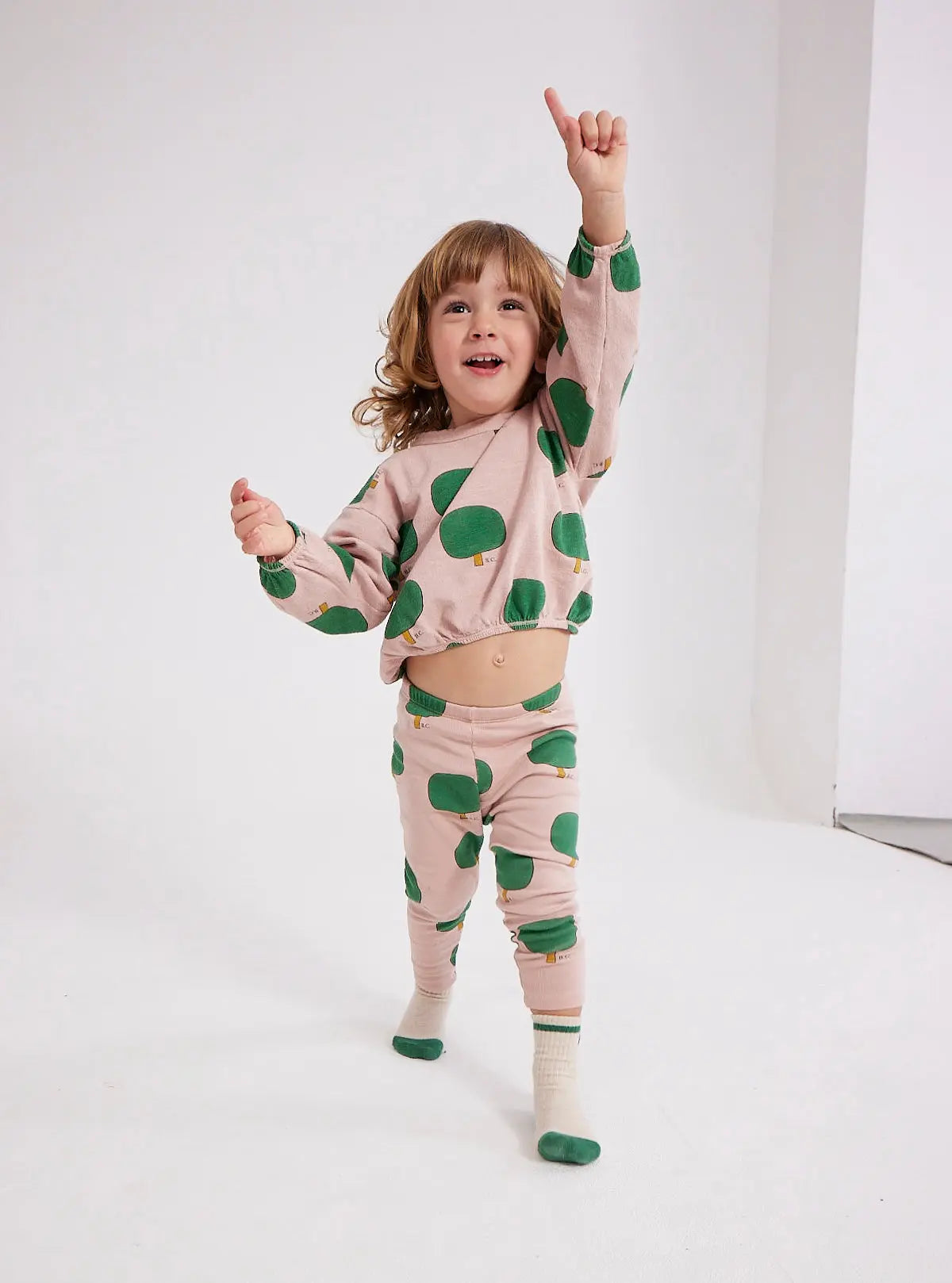 Baby Green Tree All Over Leggings