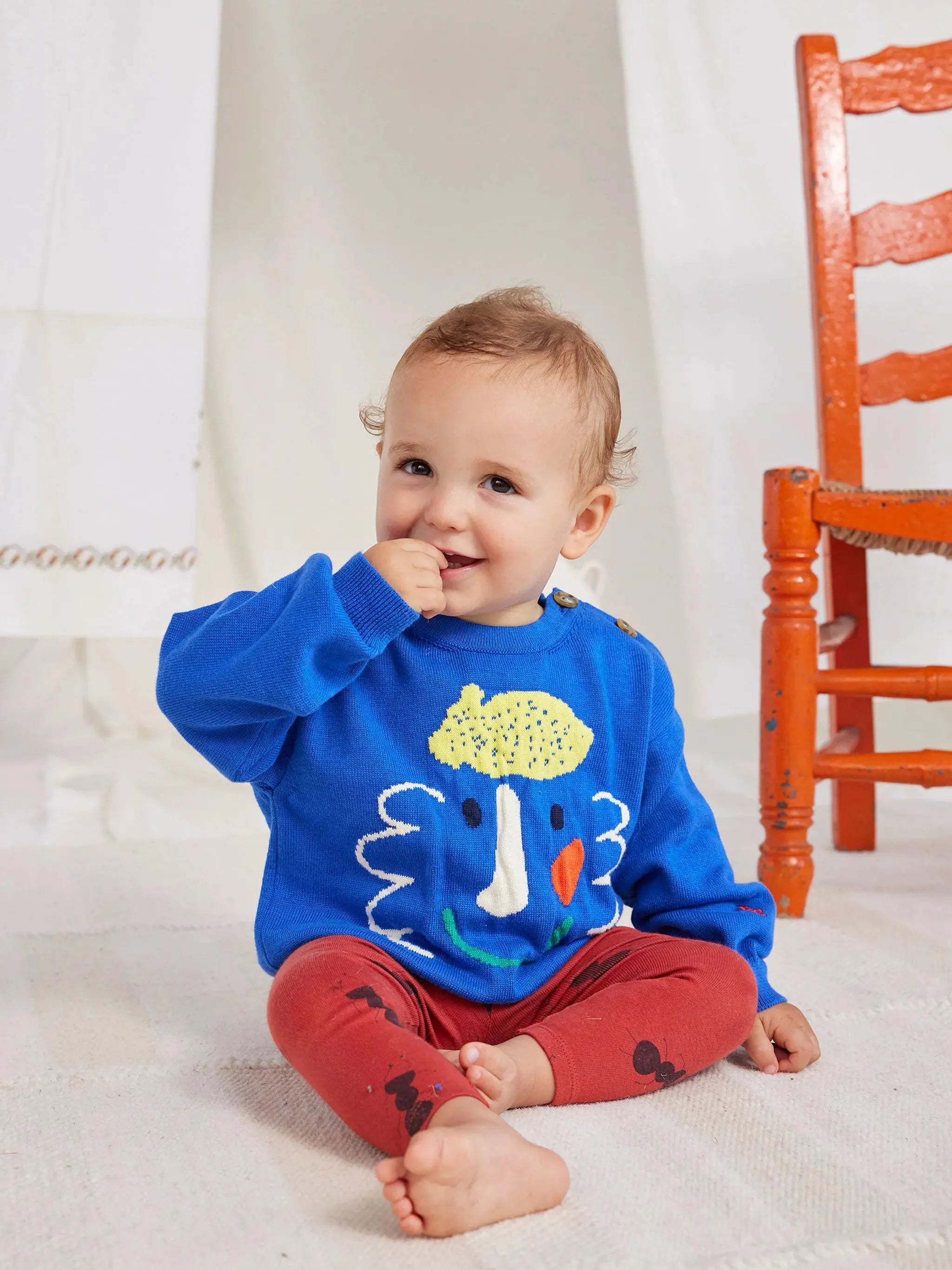 Baby Happy Mask Pullover