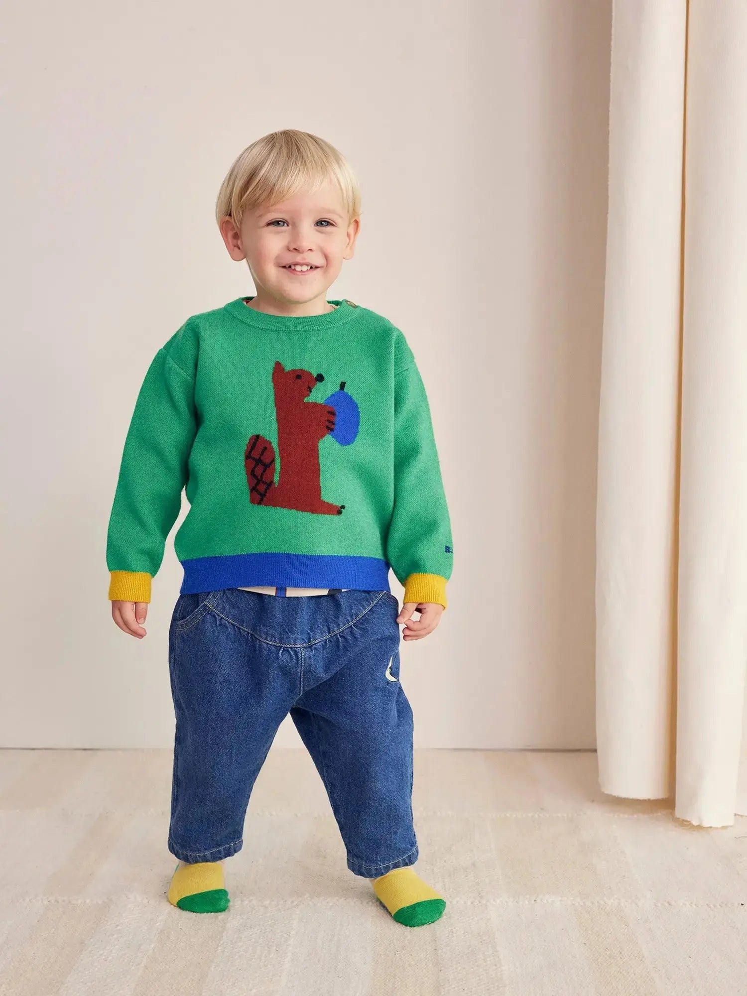 Baby Hungriges Eichhörnchen Pullover