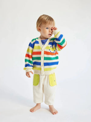 Baby Multicolor Stripes Cardigan