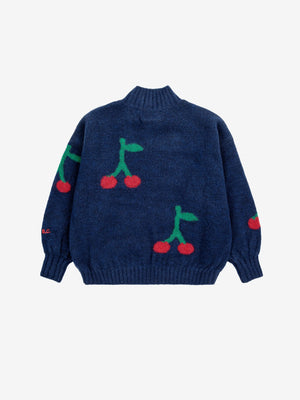 Bobo Cherry All Over Turtle Neck Jumper