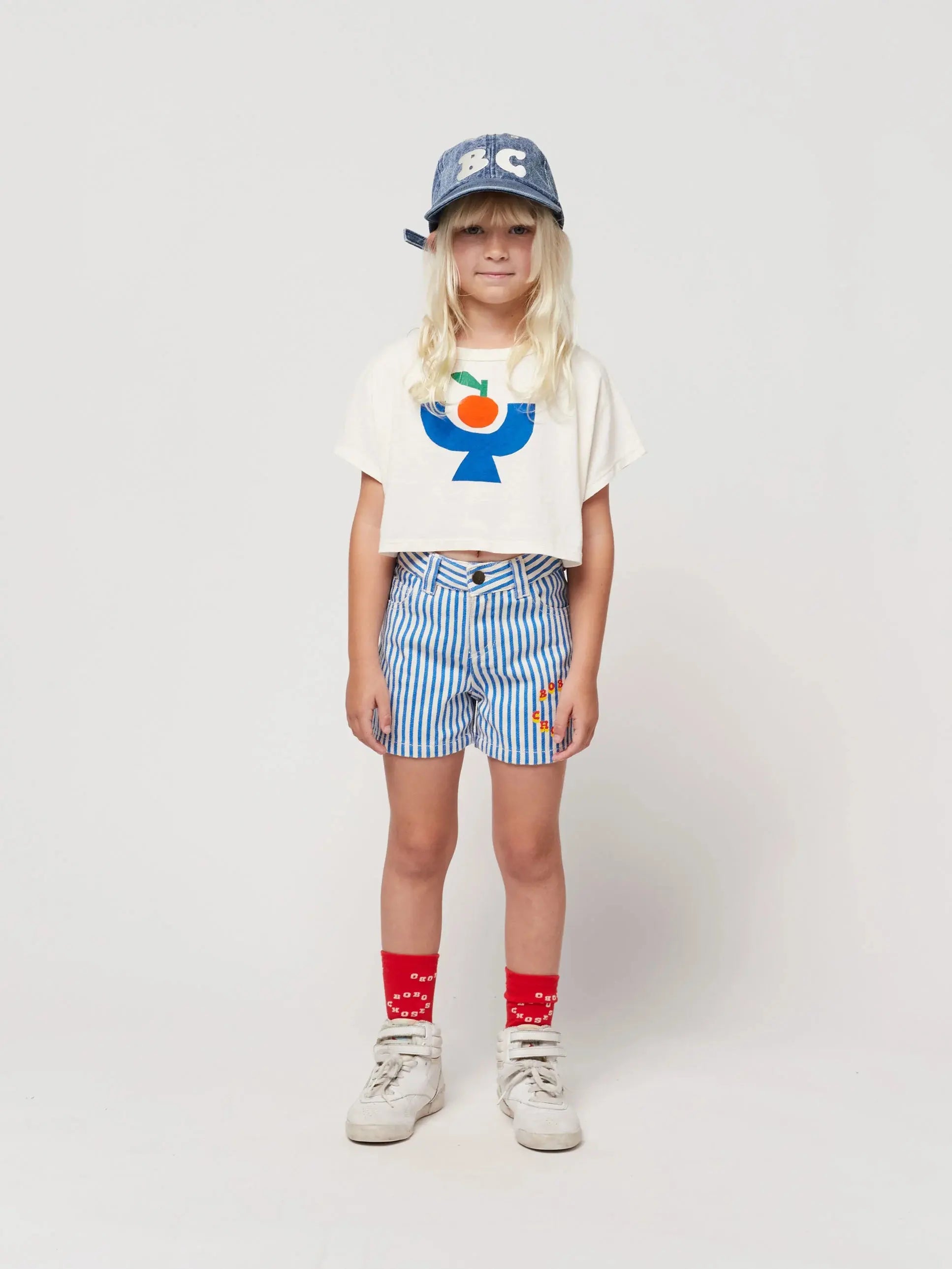 Bobo Choses Kreis Streifen gewebte Shorts