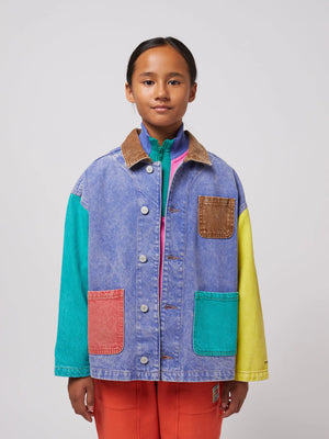 Color Block Denim Jacket