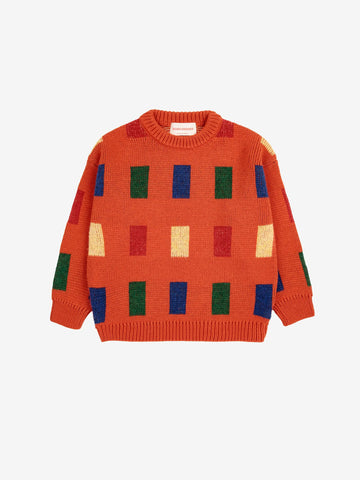 Color Game All Over Jacquard Jumper