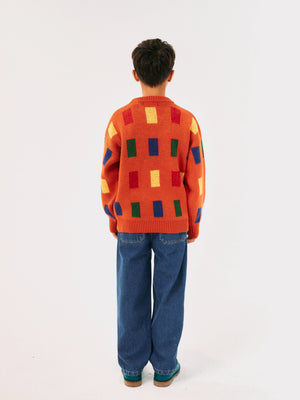 Color Game All Over Jacquard Jumper