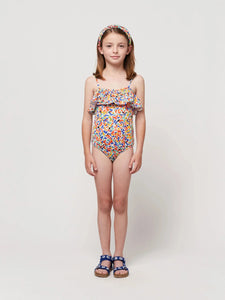 Confetti All Over Flounce Swimsuit