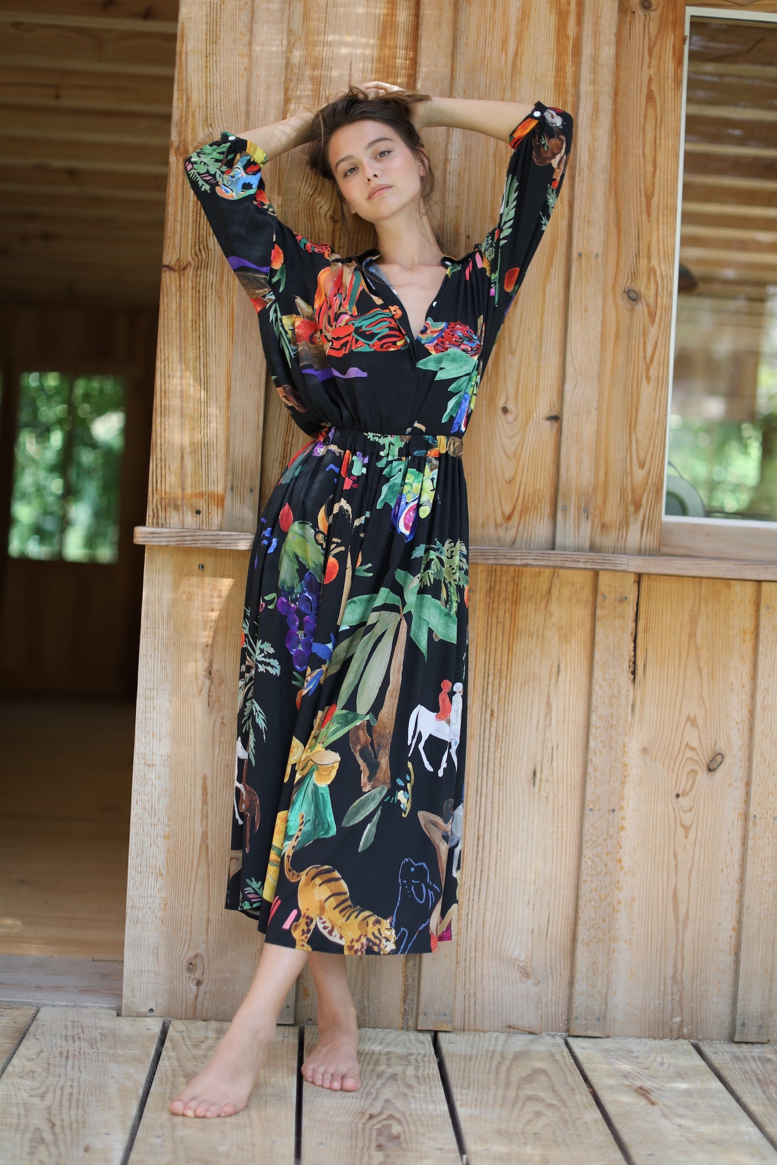 Femme Luxe Noir BLOUSE