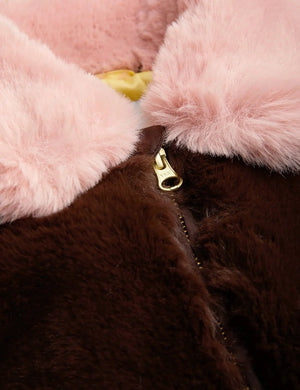 Fluffy Faux Fur Coat