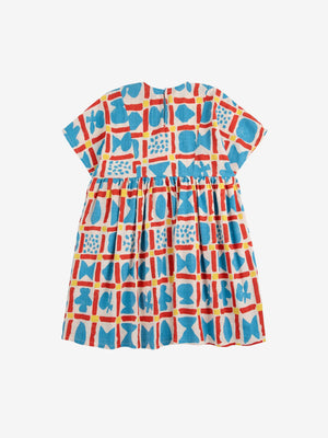 Geometric Game All Over Dress