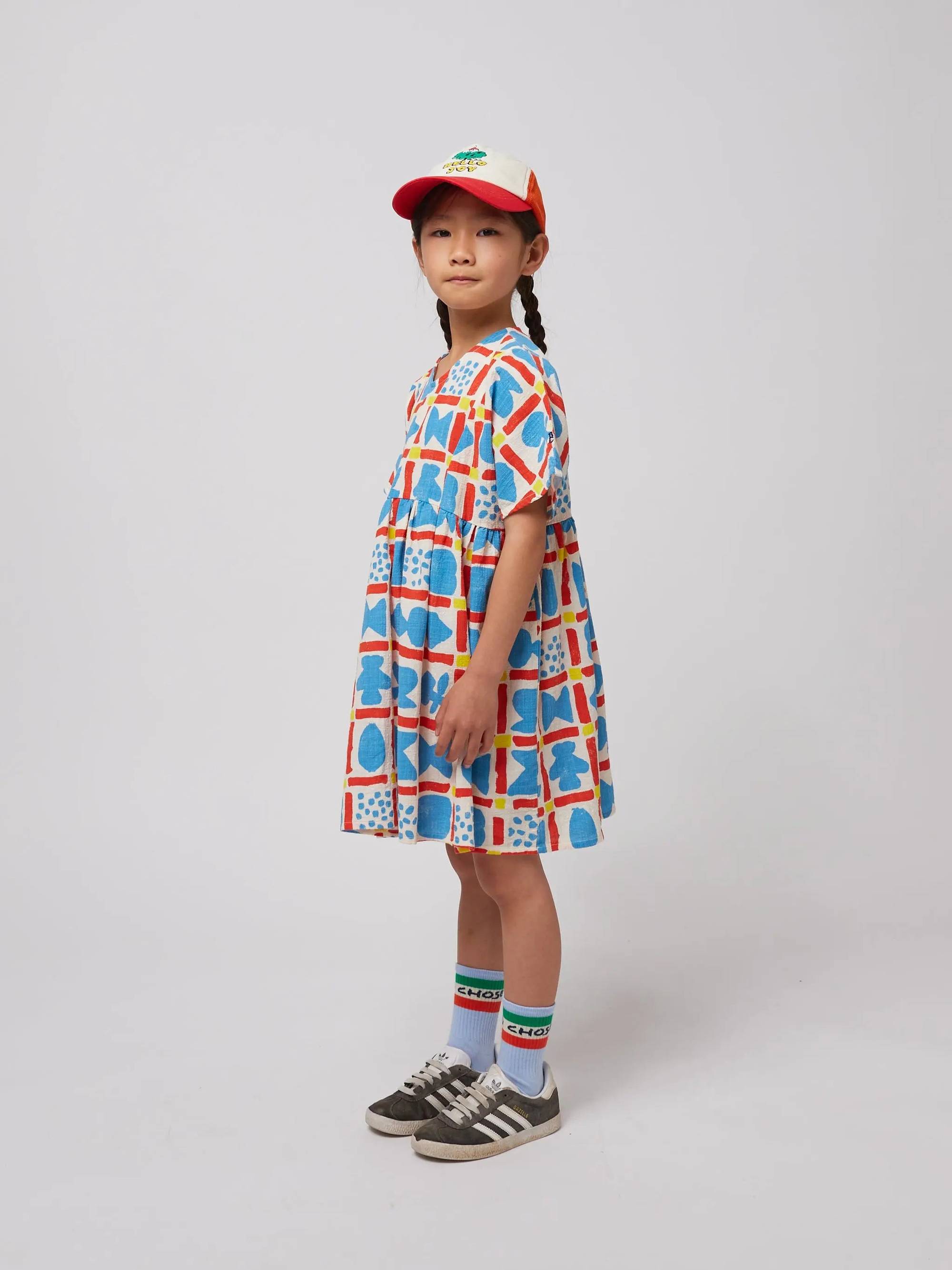 Geometric Game All Over Dress