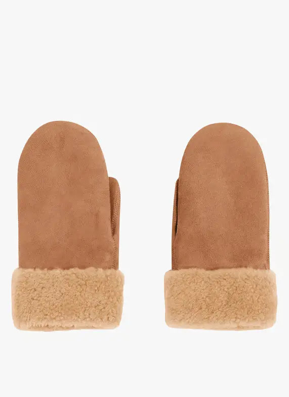 Gloves Sheepskin Woman Camel
